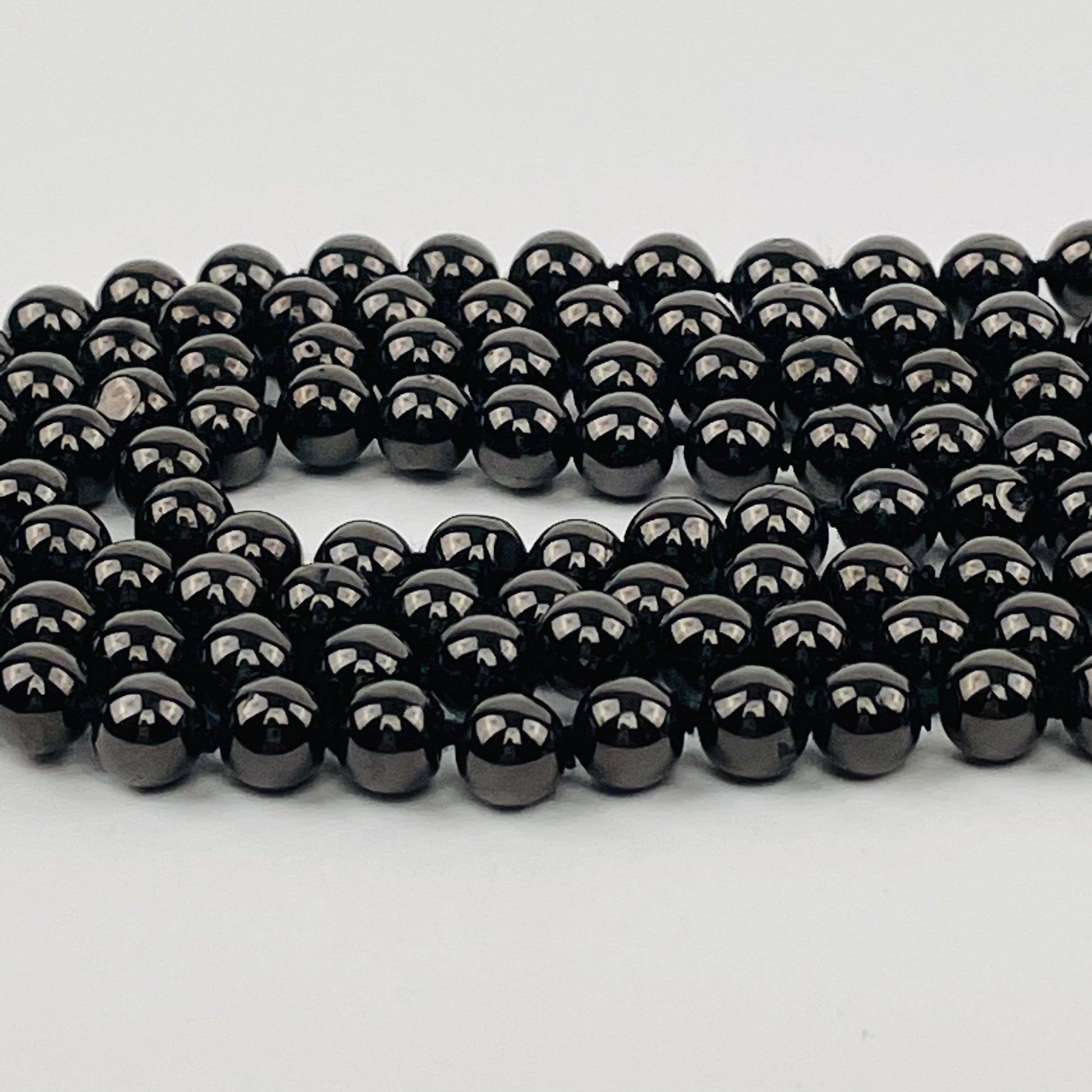up close shot of Shungite Candy Necklace