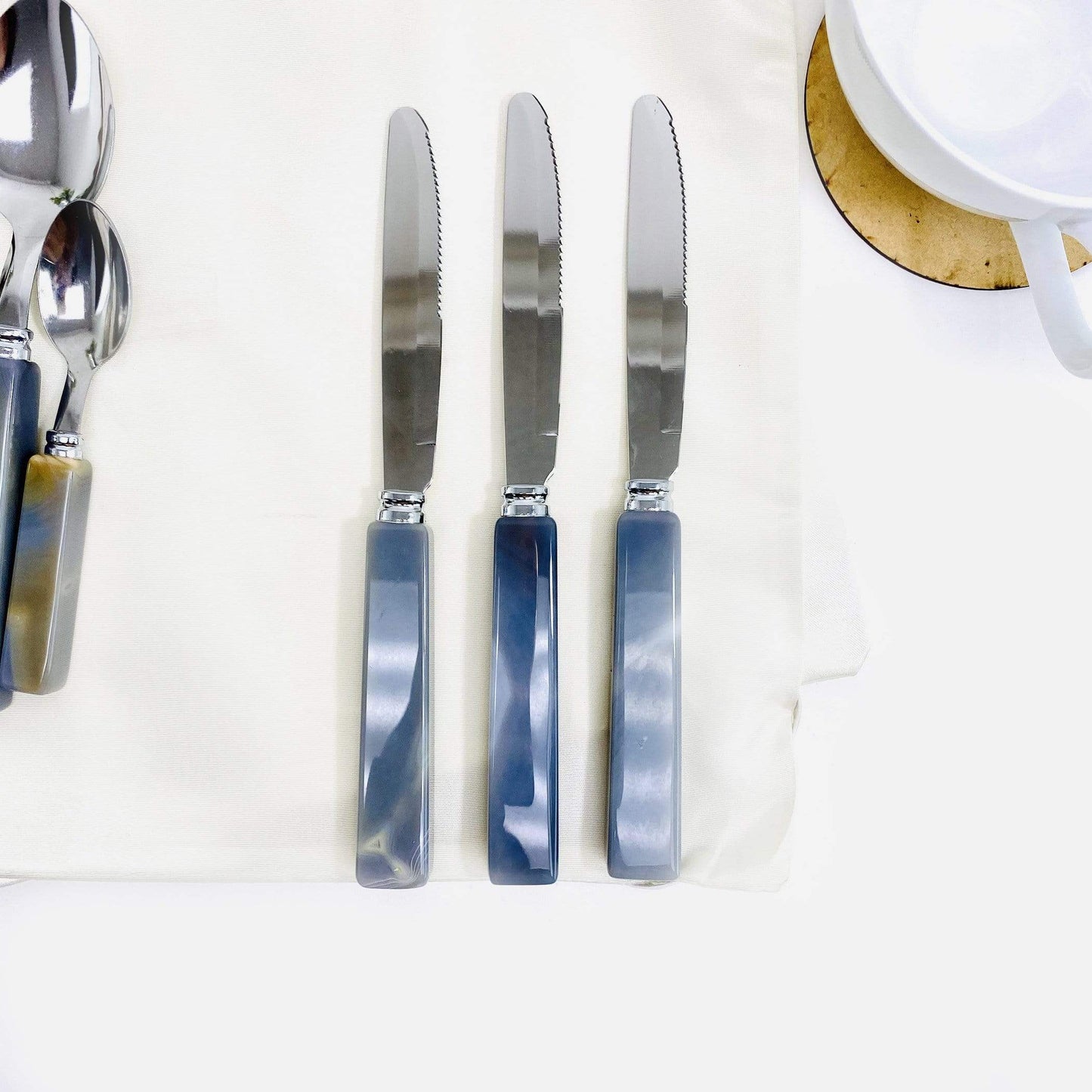 Top View Shot of Knives. 