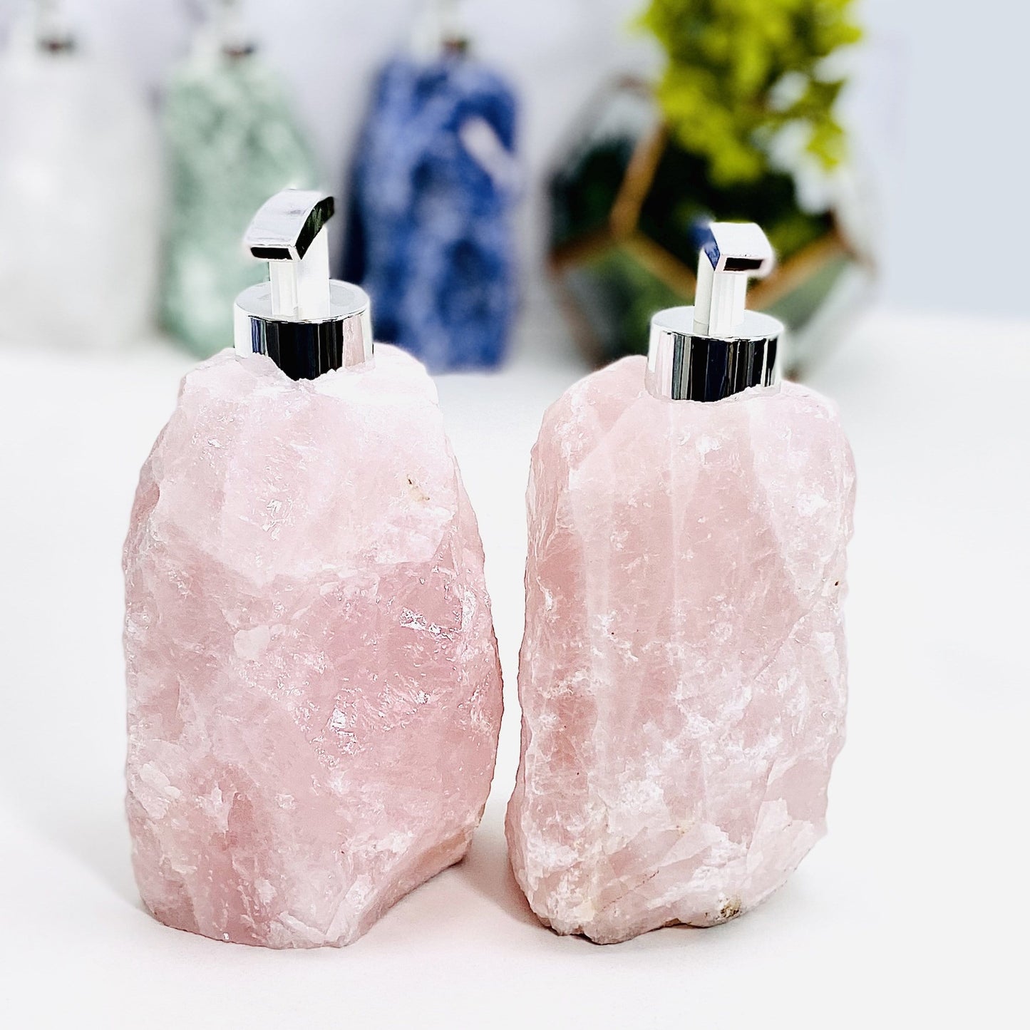 Two Pink Colour Soap Dispenser