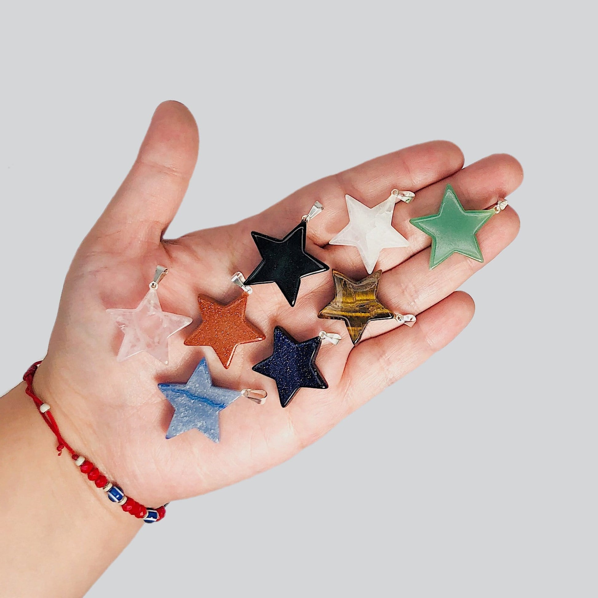 pendants in hand for size reference 