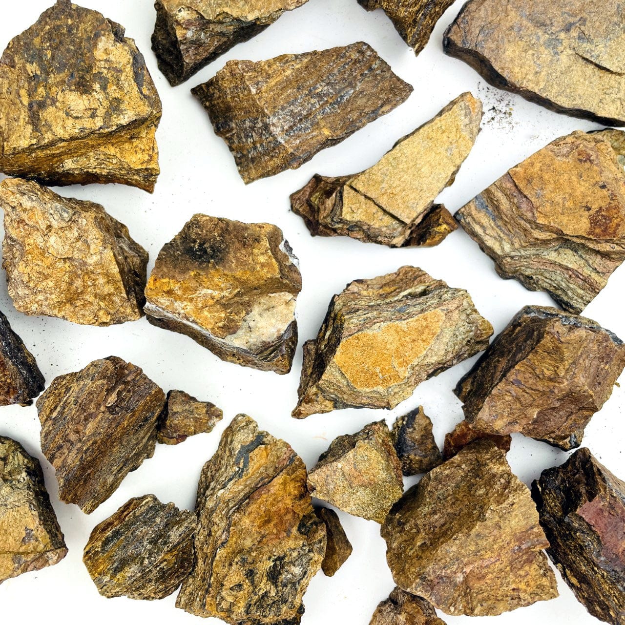 Tigers Eye Rough stones of varying sizes