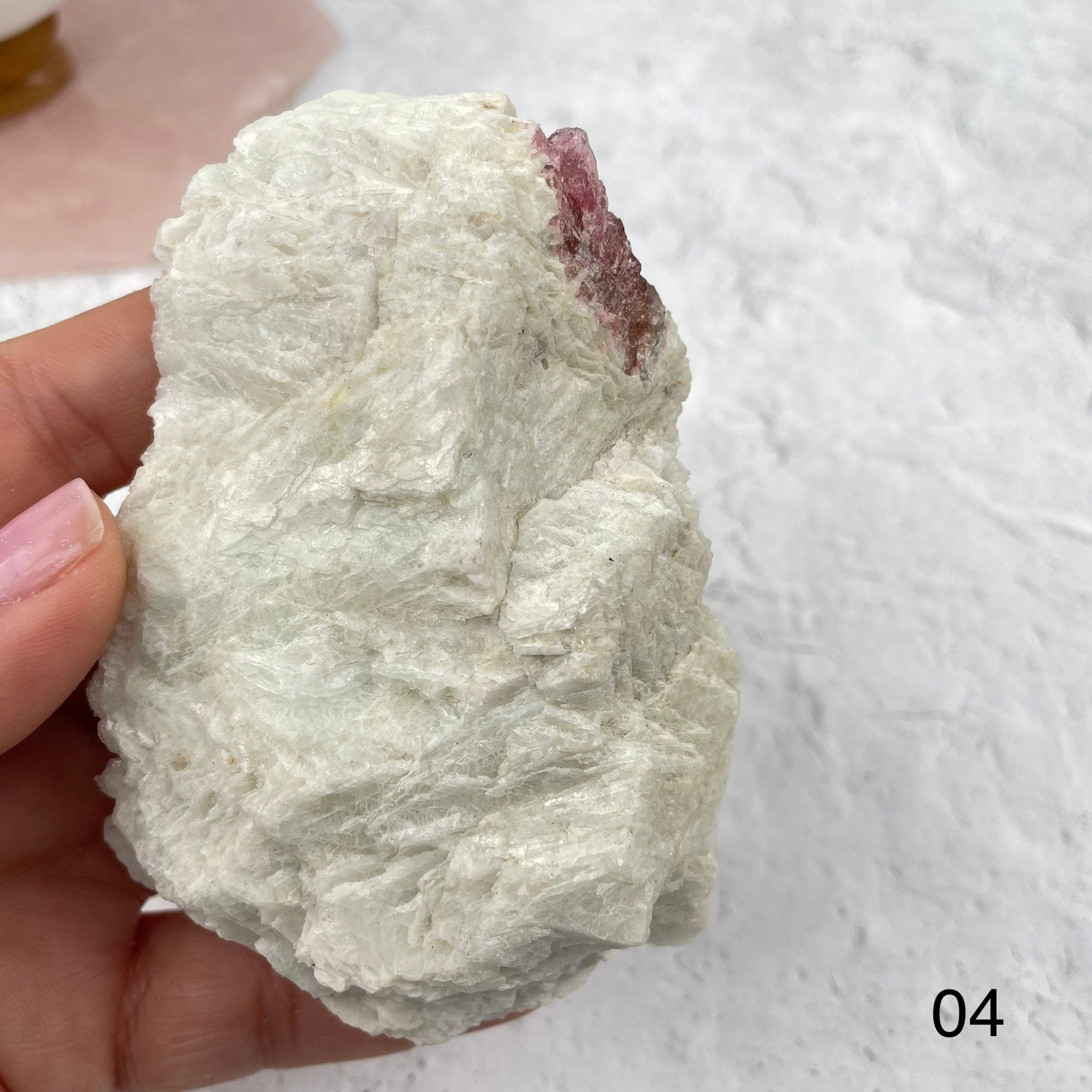 option #1 in hand for size reference. close up of the cluster formation on this one