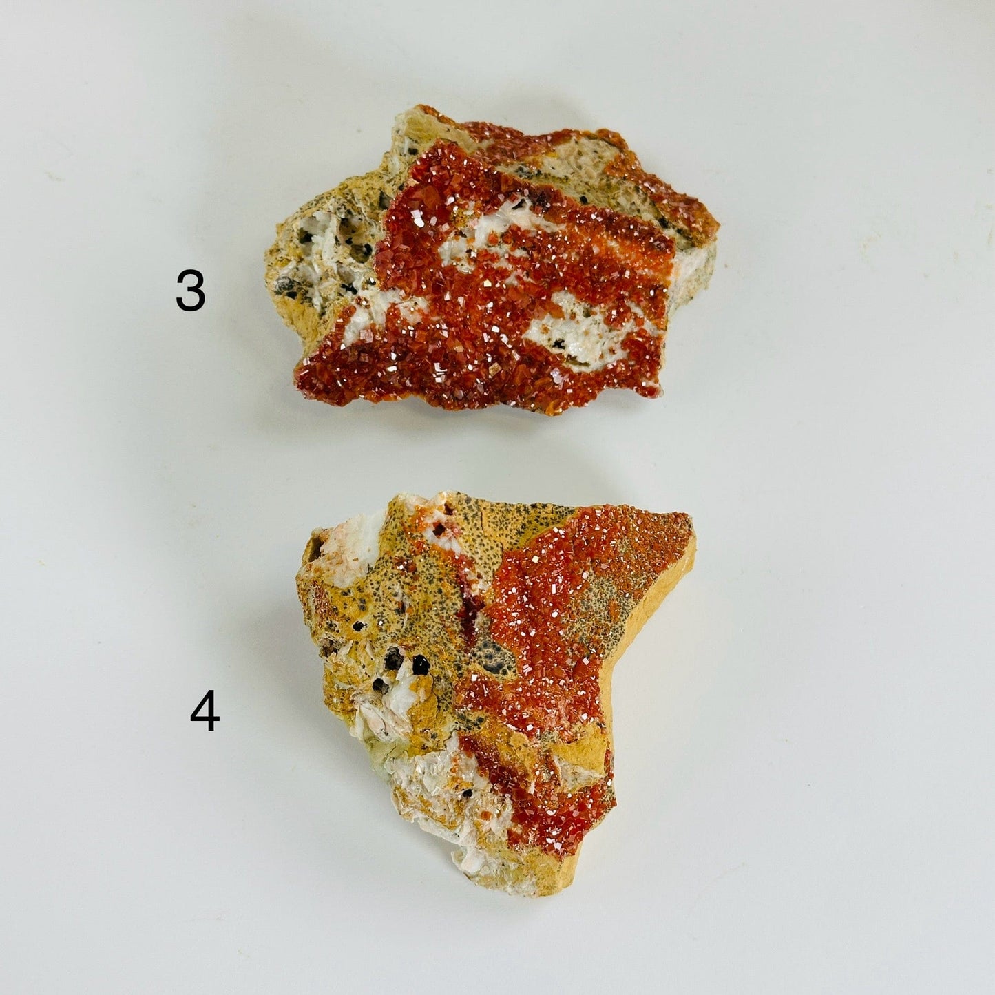 vanadinite on white background