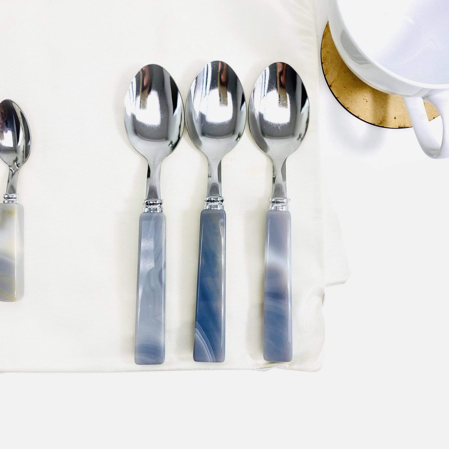 Top View Shot of Spoons.