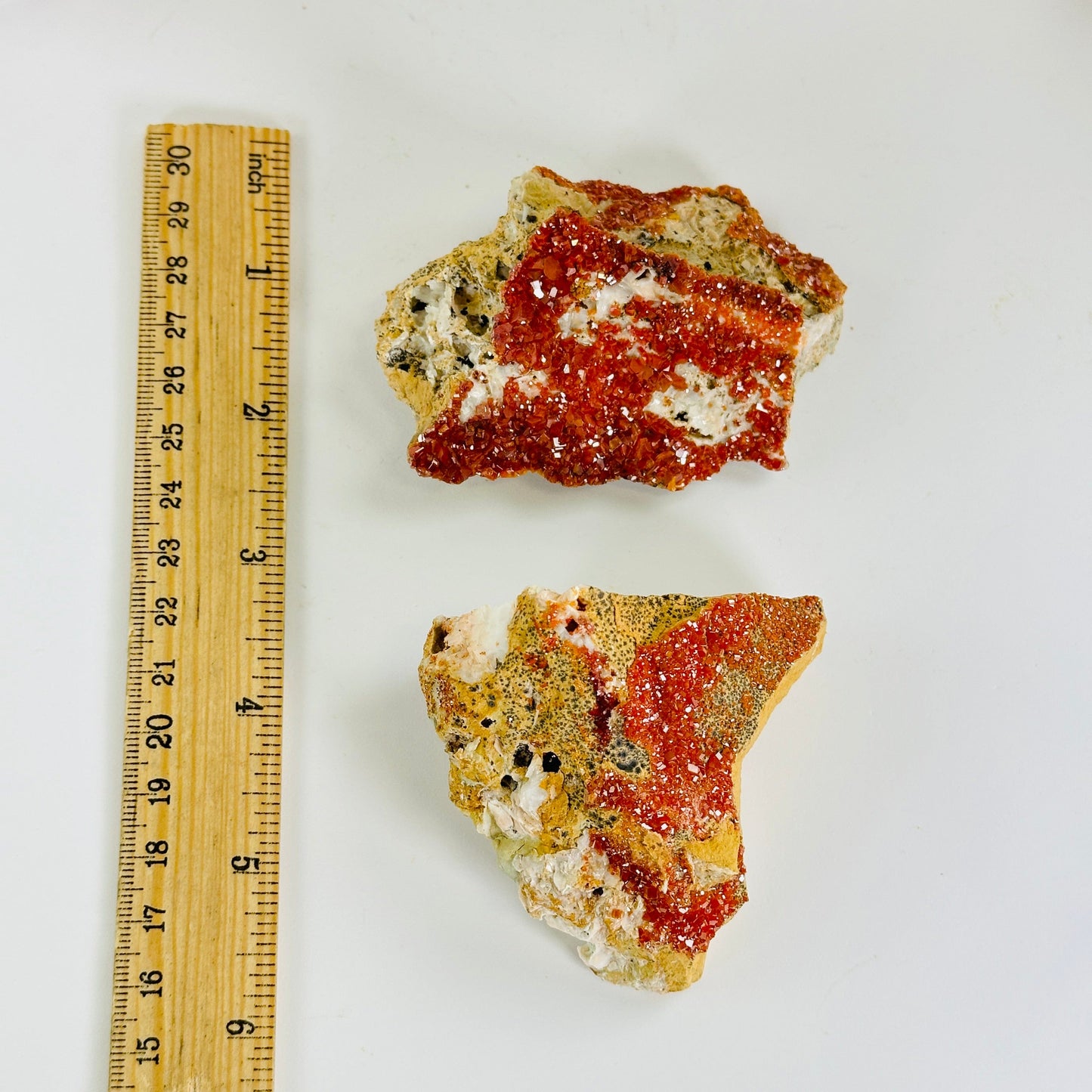 vanadinite on white background