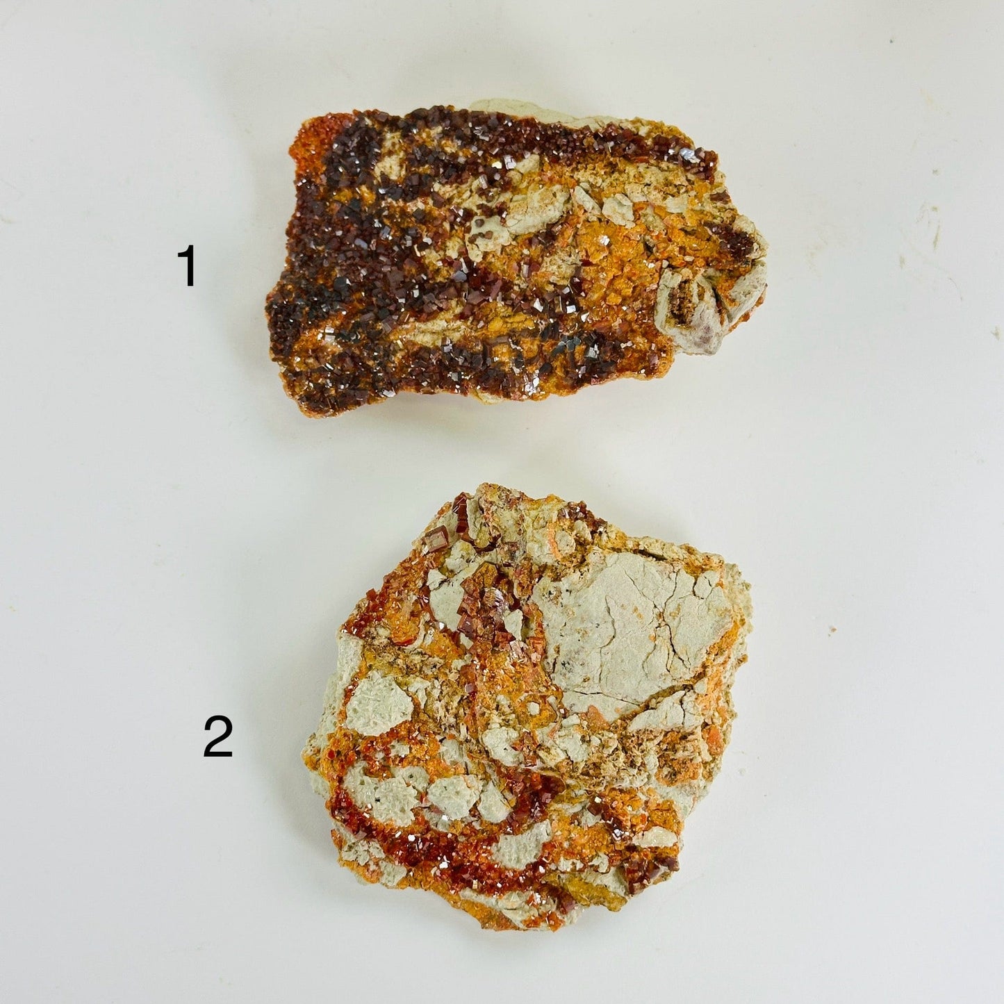 vanadinite on white background