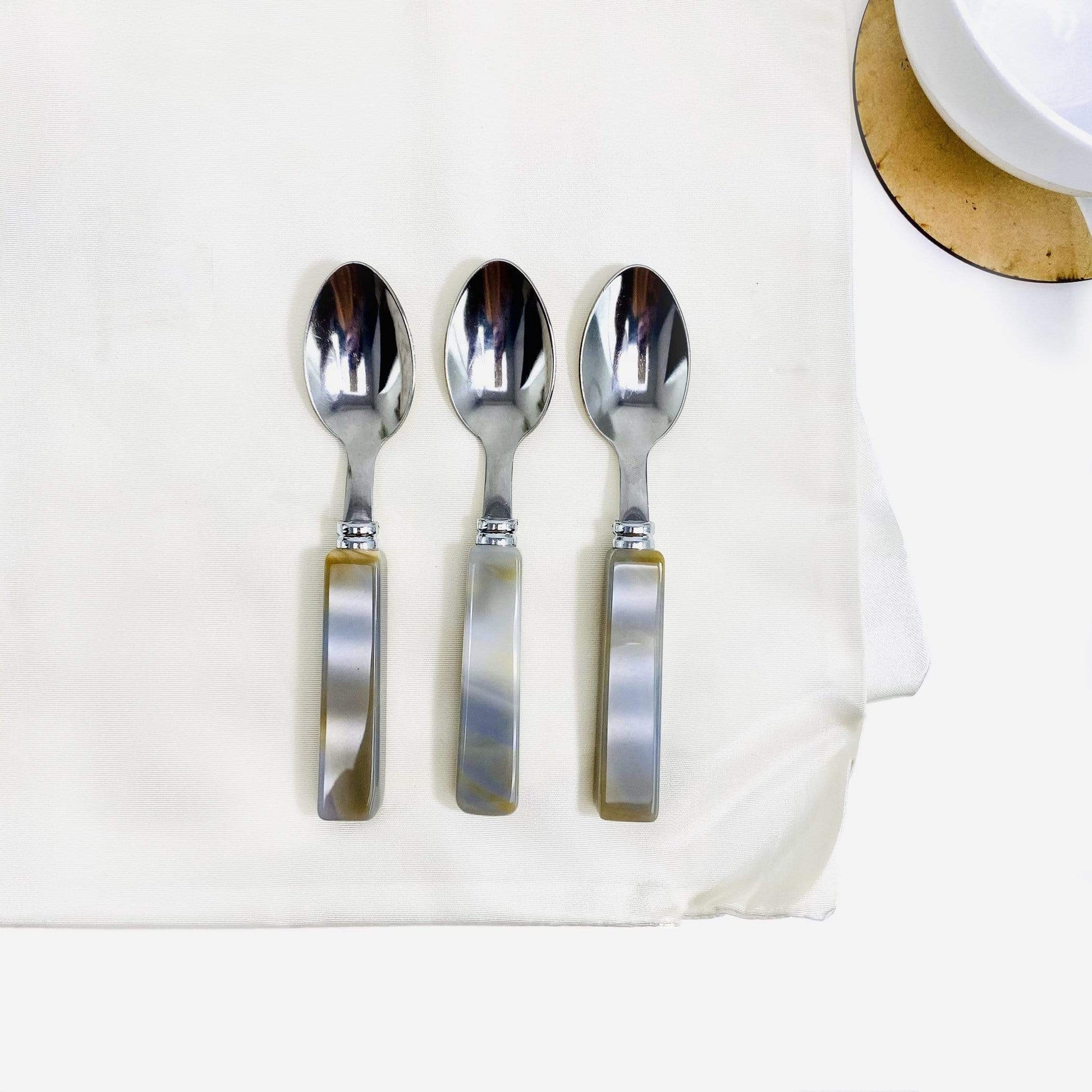 Top View Shot of Tea Spoons.