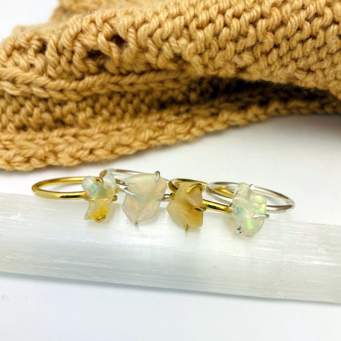 gemstone rings available in gold over sterling silver and sterling silver