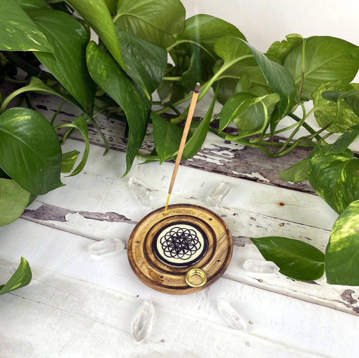 top view of the incense burner 
