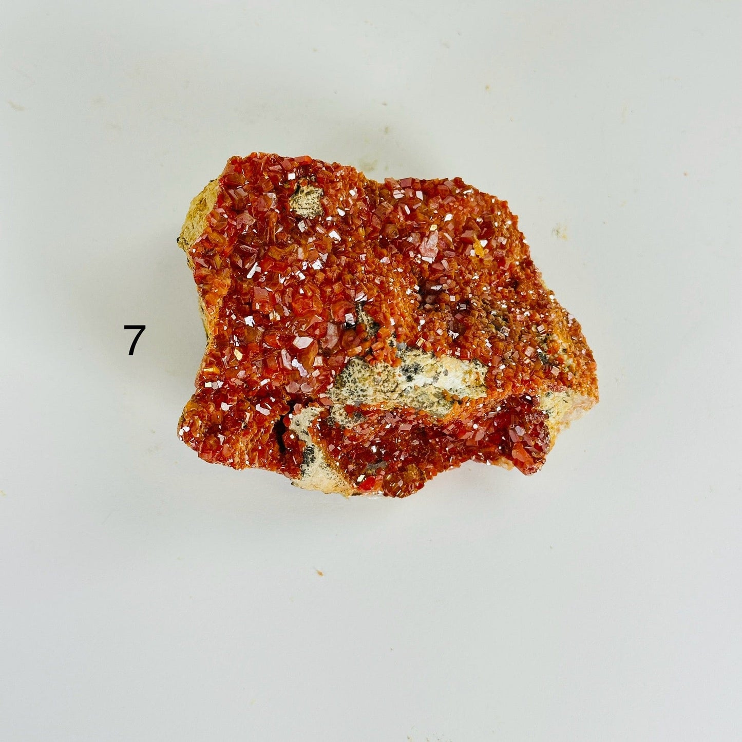 vanadinite on white background