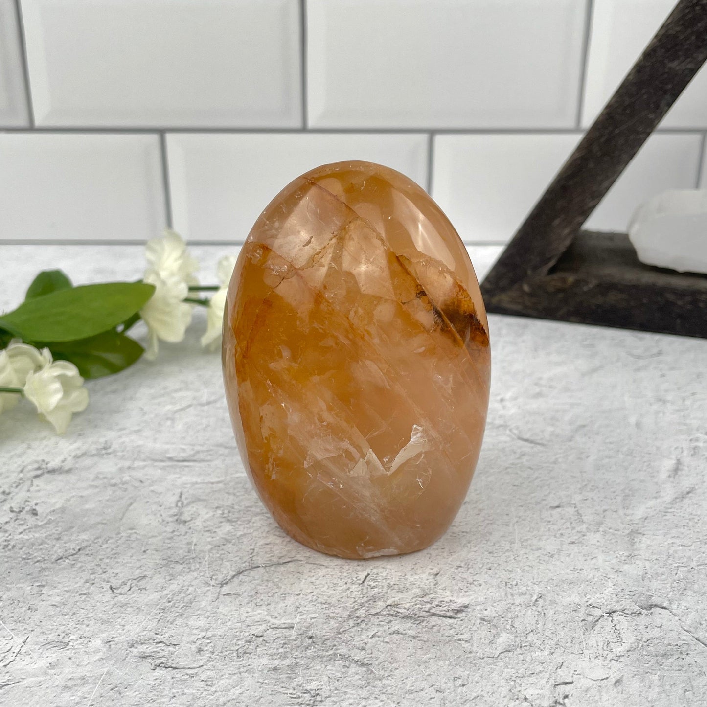 Golden Healer Cut Base displayed as home decor 