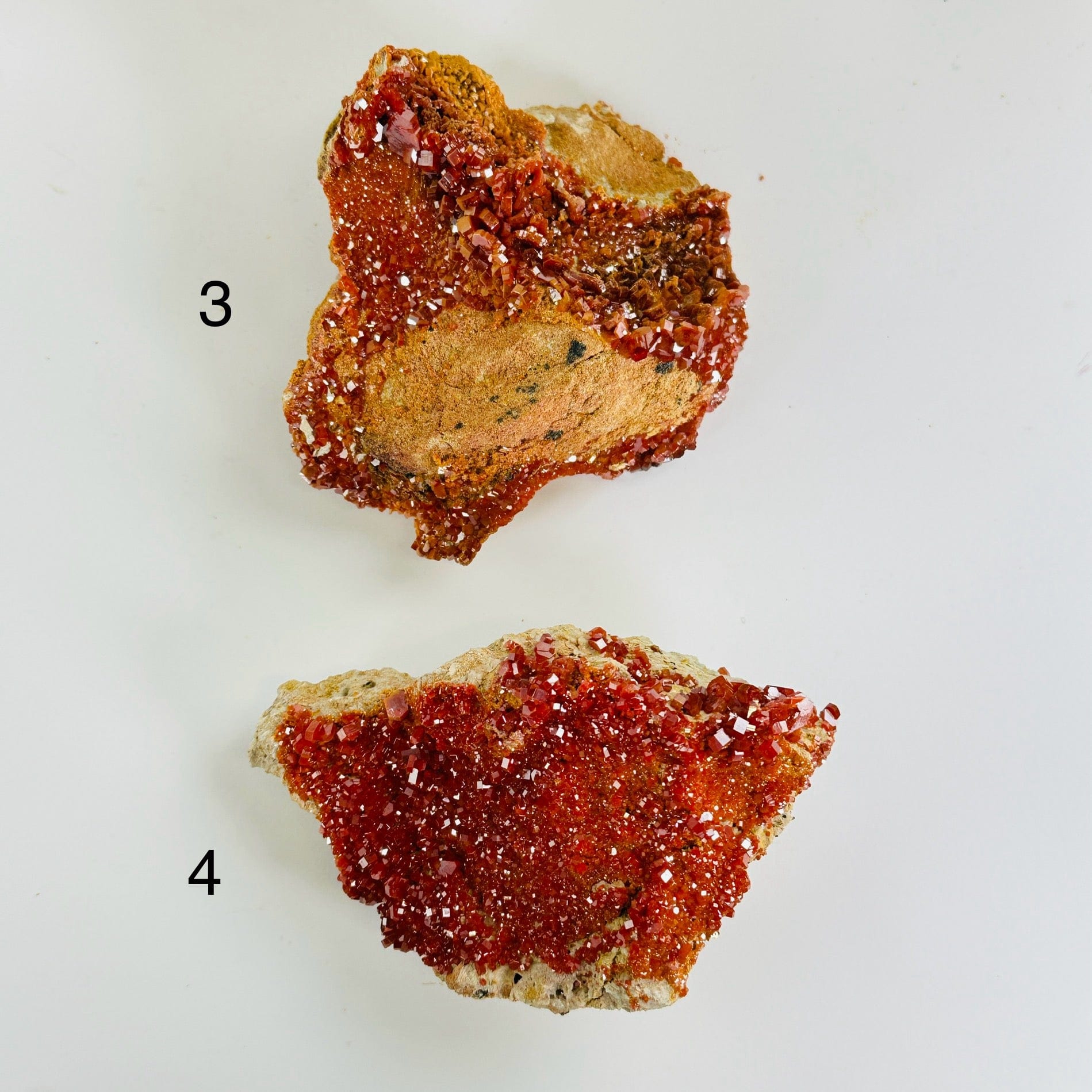 vanadinite on white background