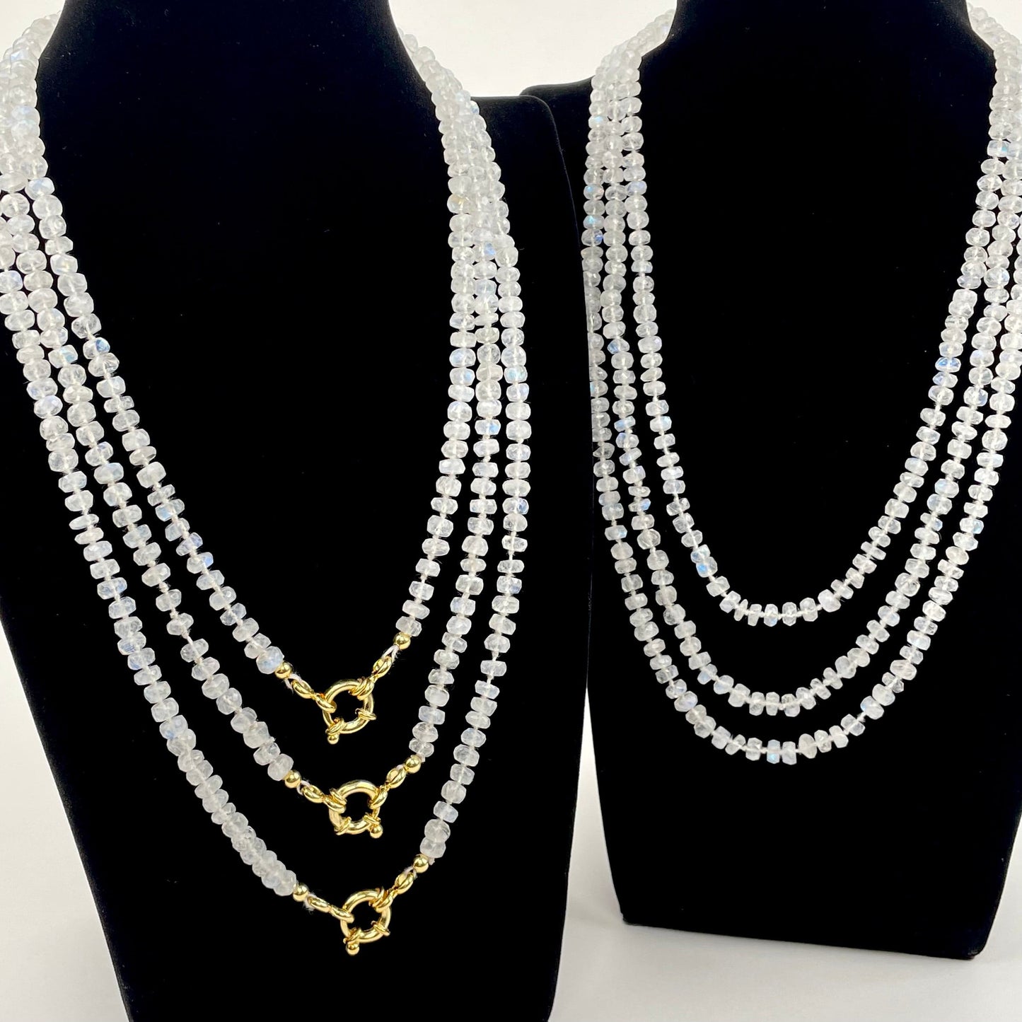 necklaces come with a large clasp 