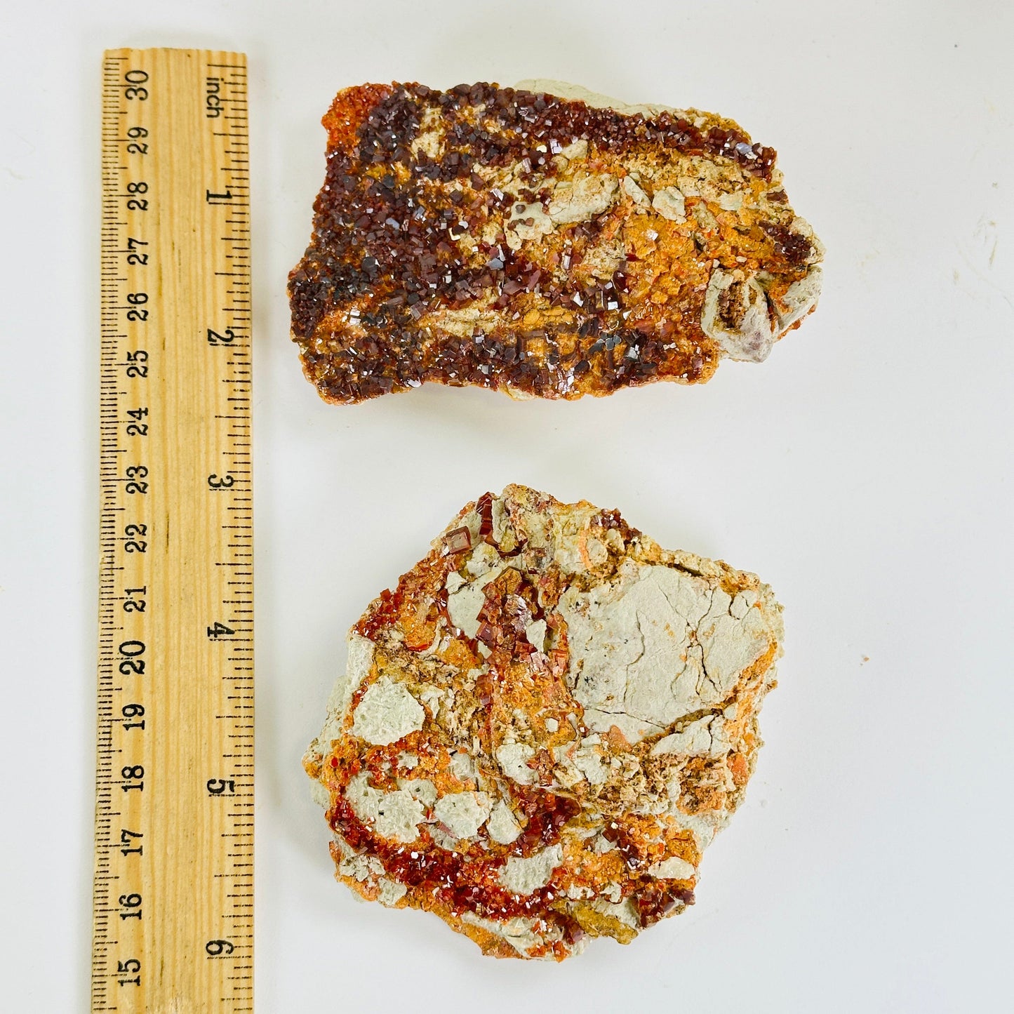 vanadinite on white background