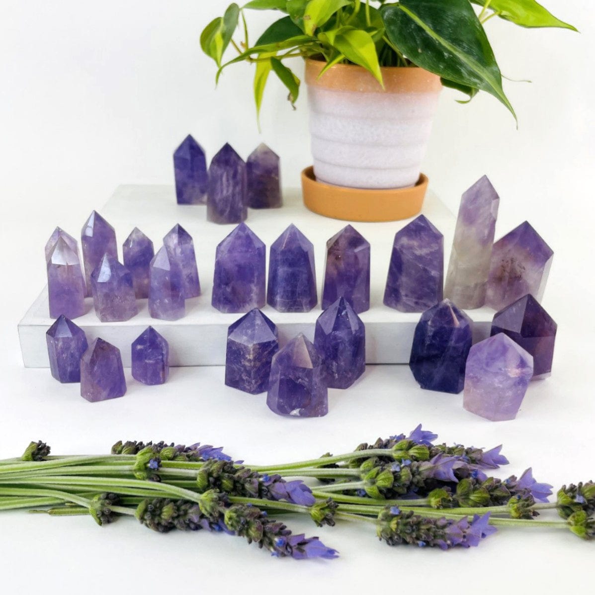 Amethyst Stone Towers