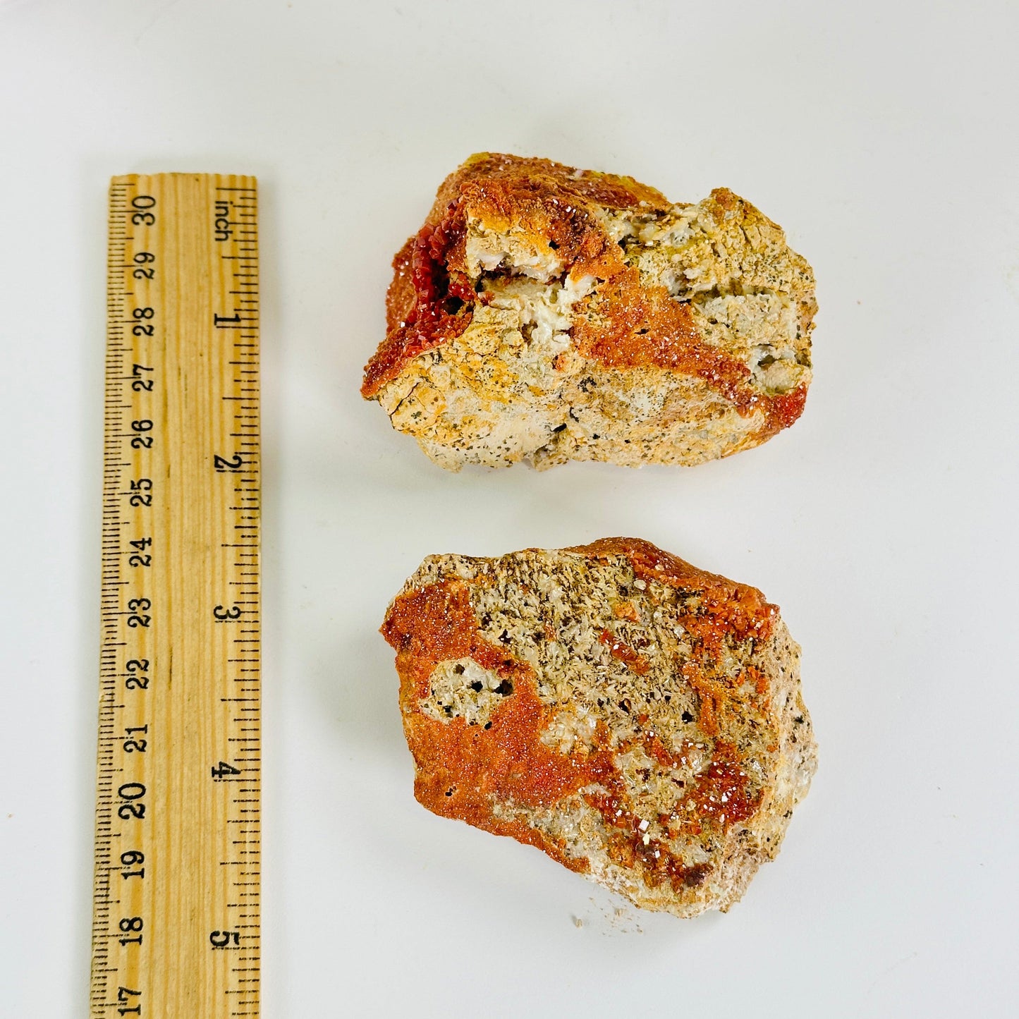 vanadinite on white background