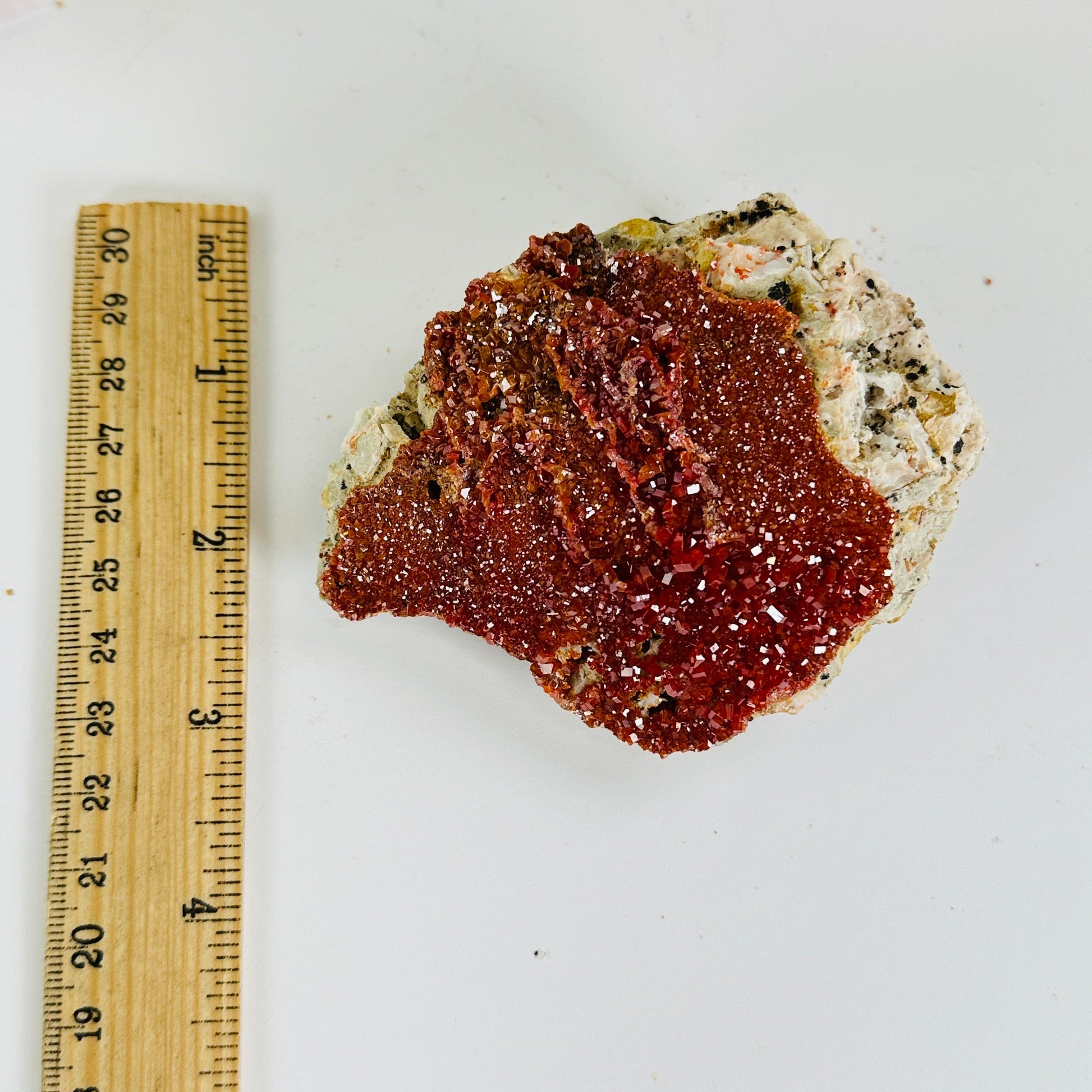 vanadinite on white background