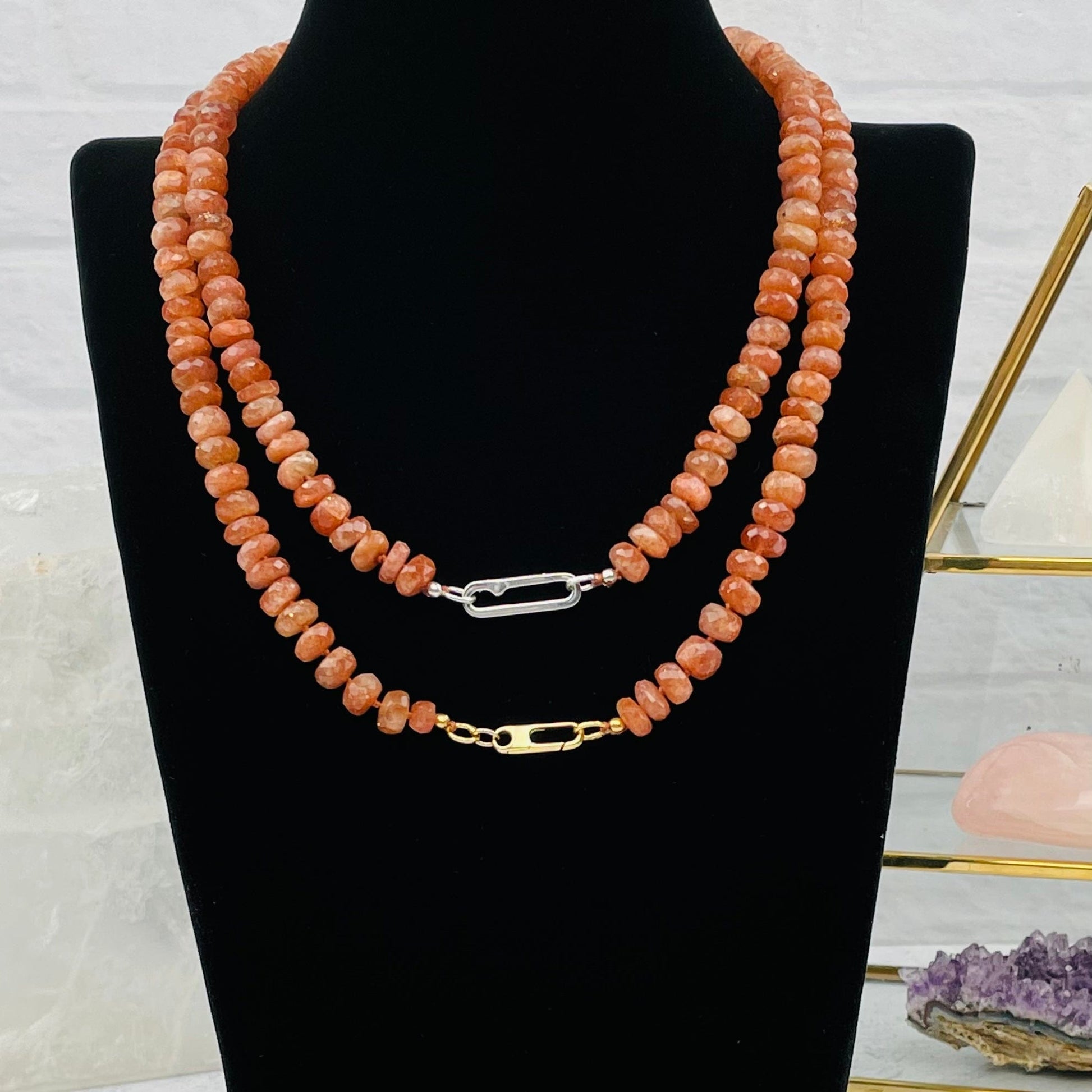 Sunstone Candy Necklace - You Choose Style -