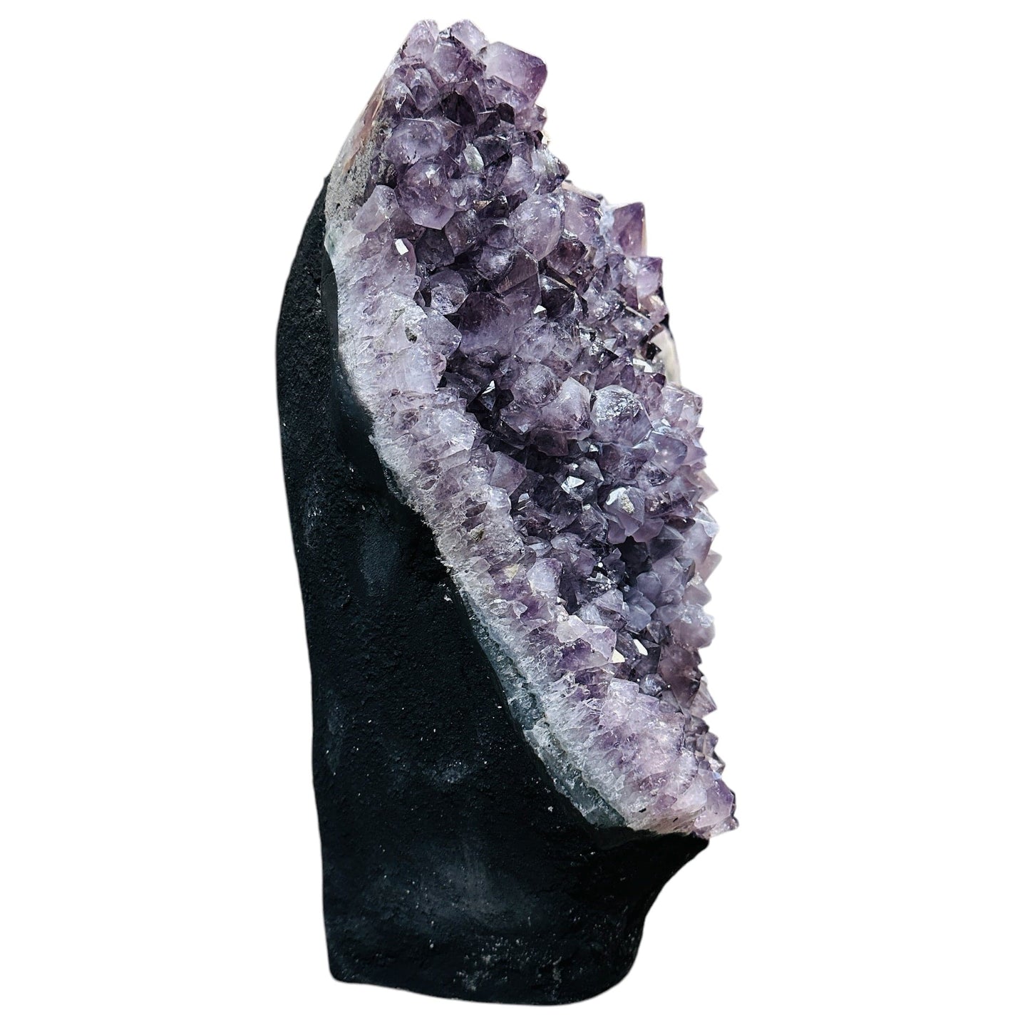 amethyst on a white background