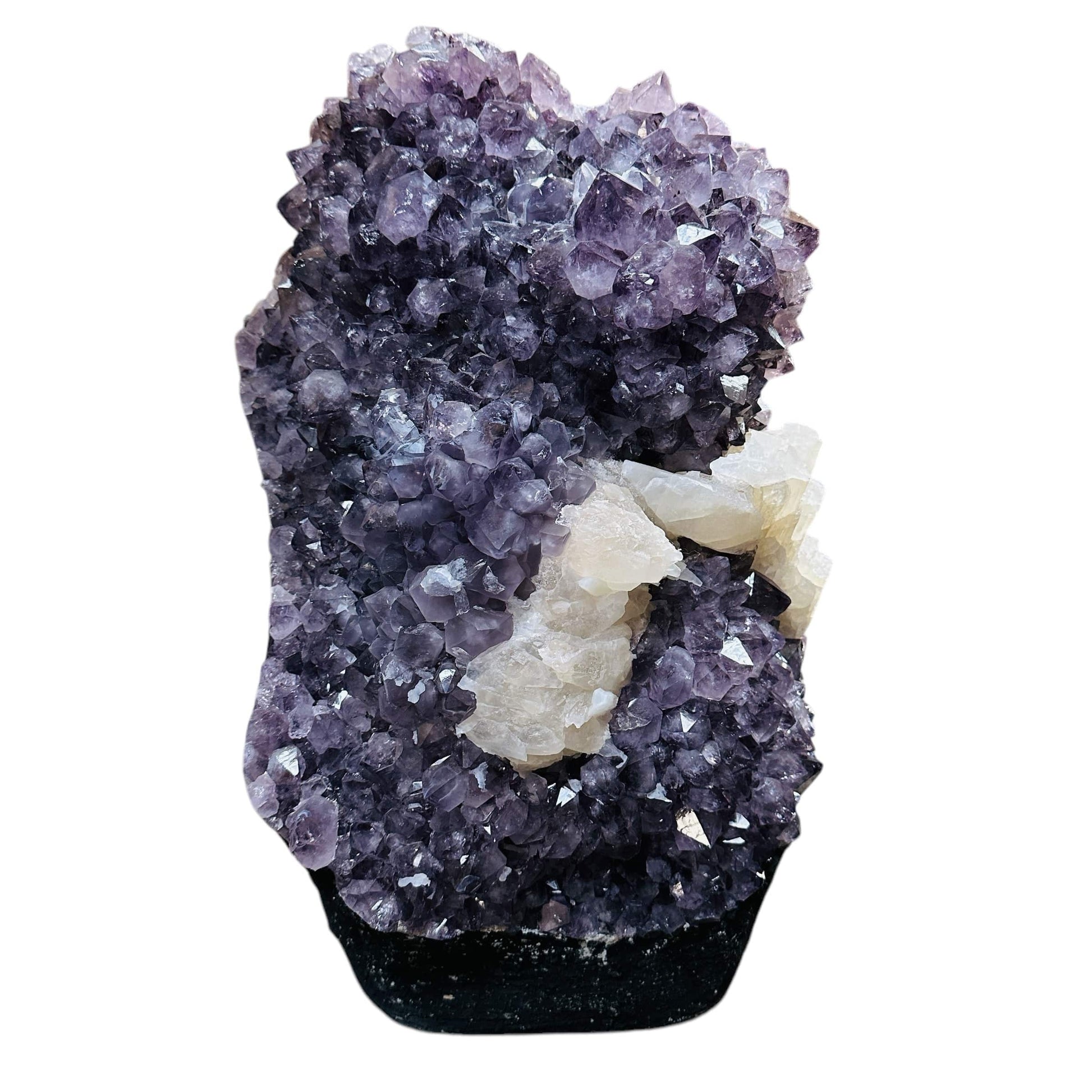 amethyst on a white background