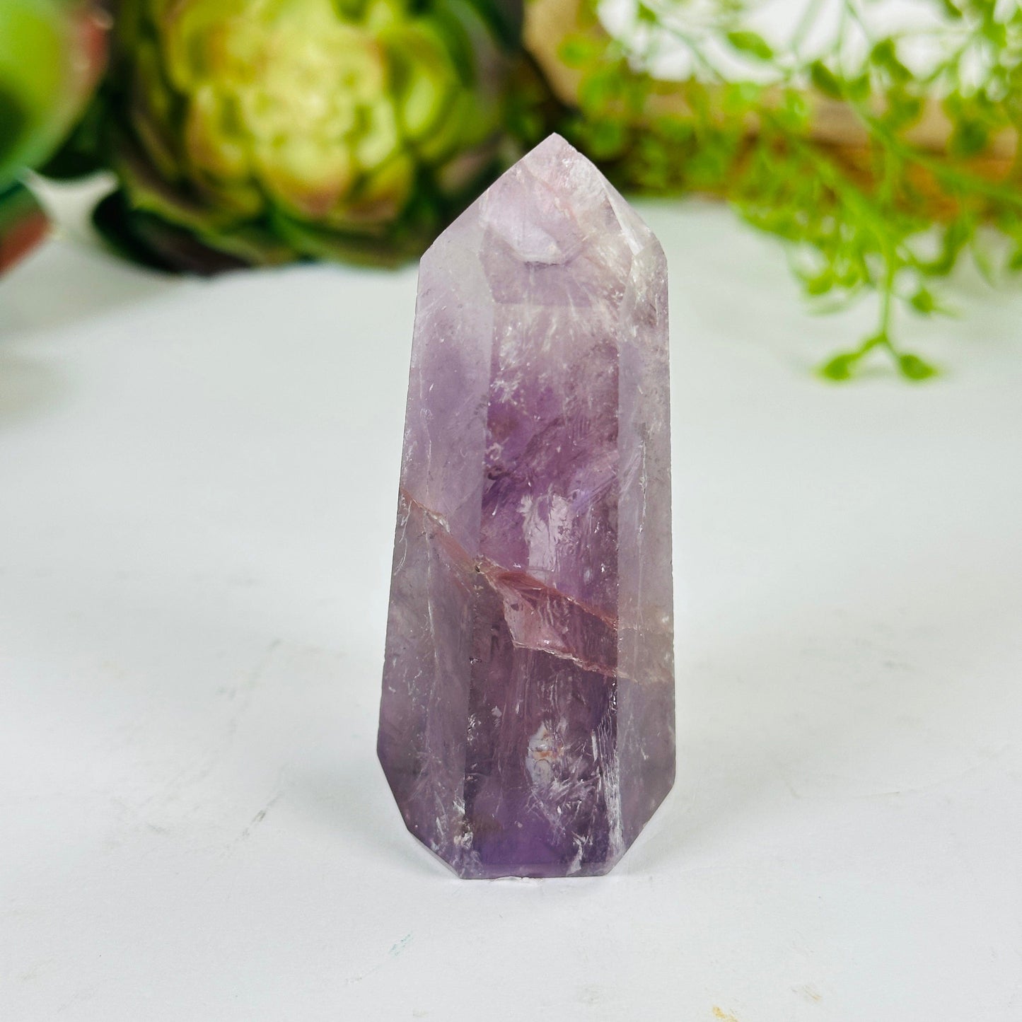 Amethyst Polished Crystal Point - One-of-a-Kind #2 back view