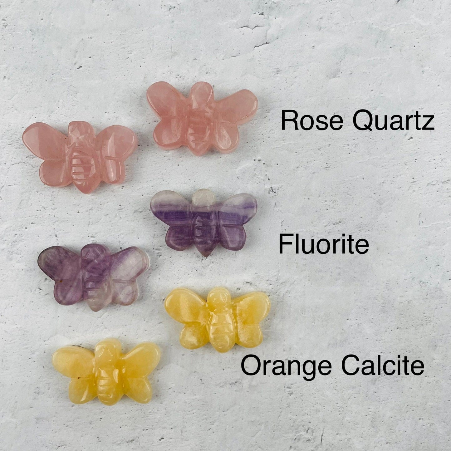gemstone next to its crystal name. you select your favorite one 