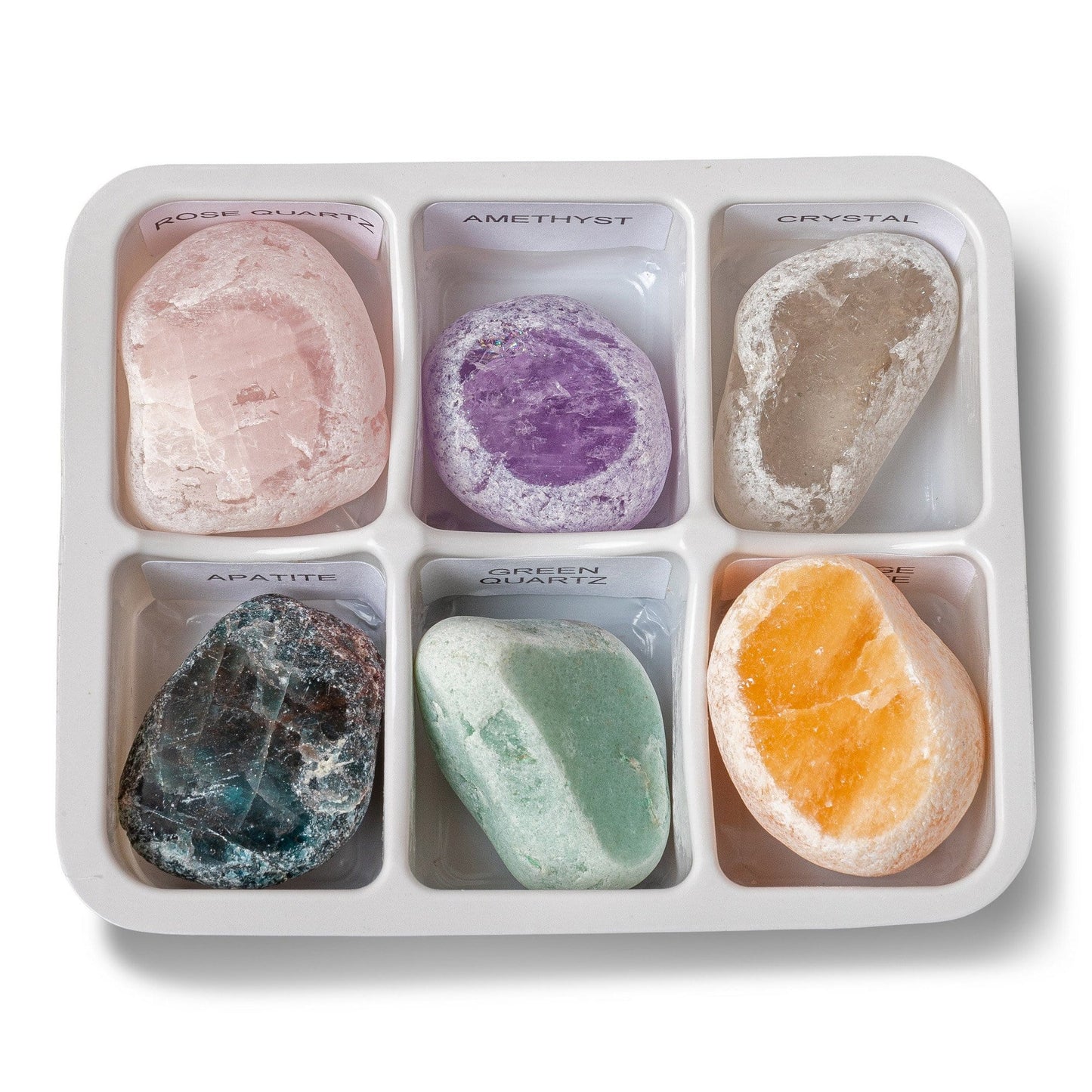 close up of crystal gazing seer scrying stone set for details