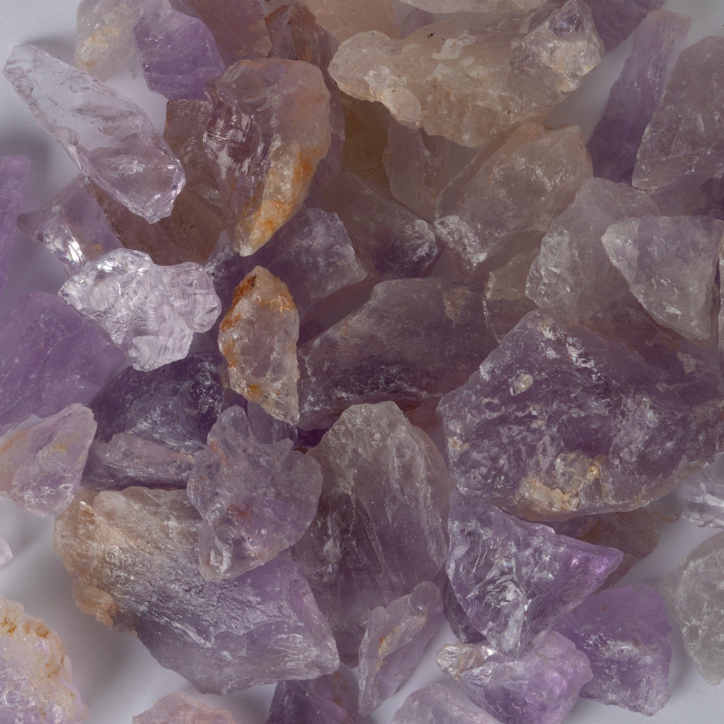 Amethyst Stones up close