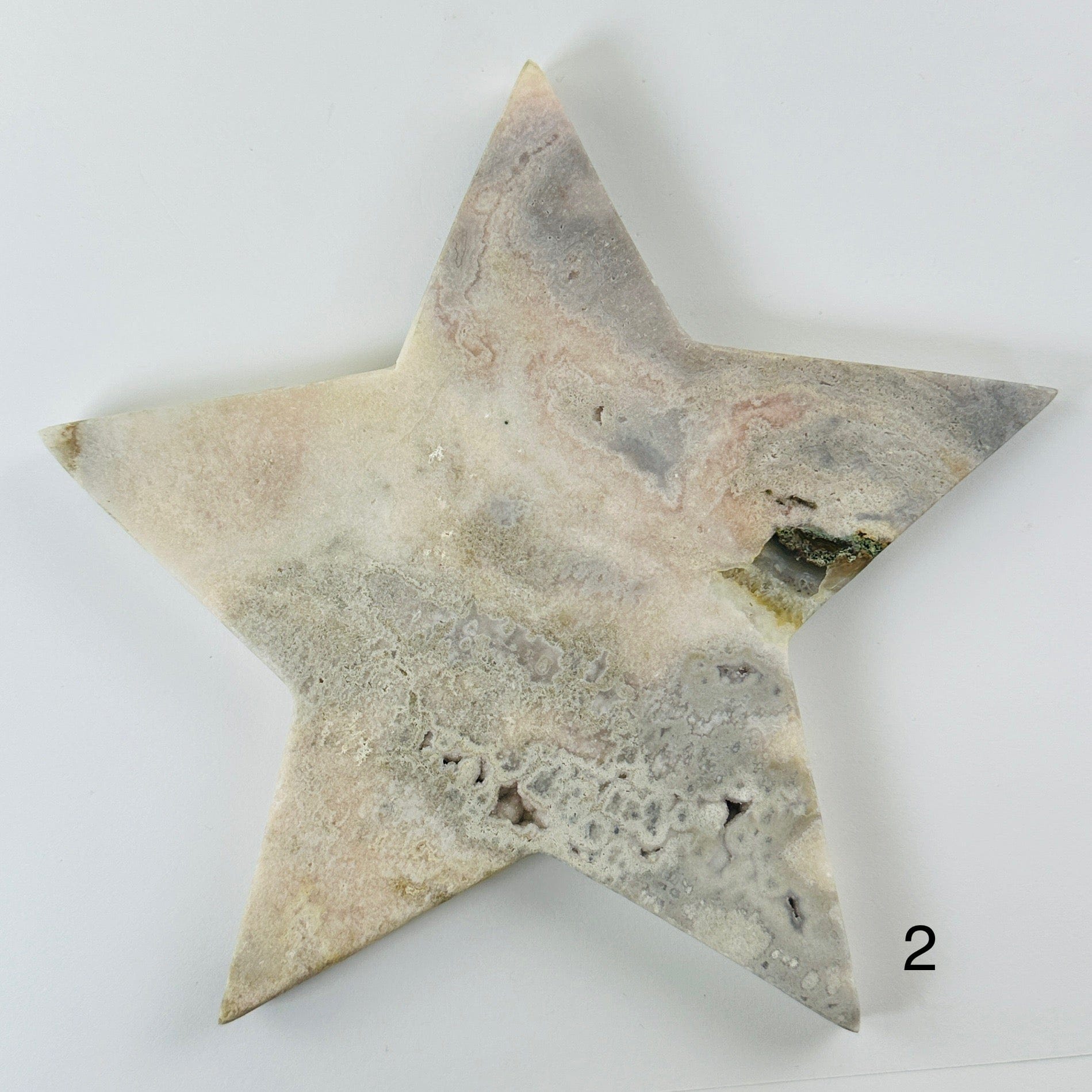 Pink Amethyst Large Crystal Star - You Choose variant 2 labeled