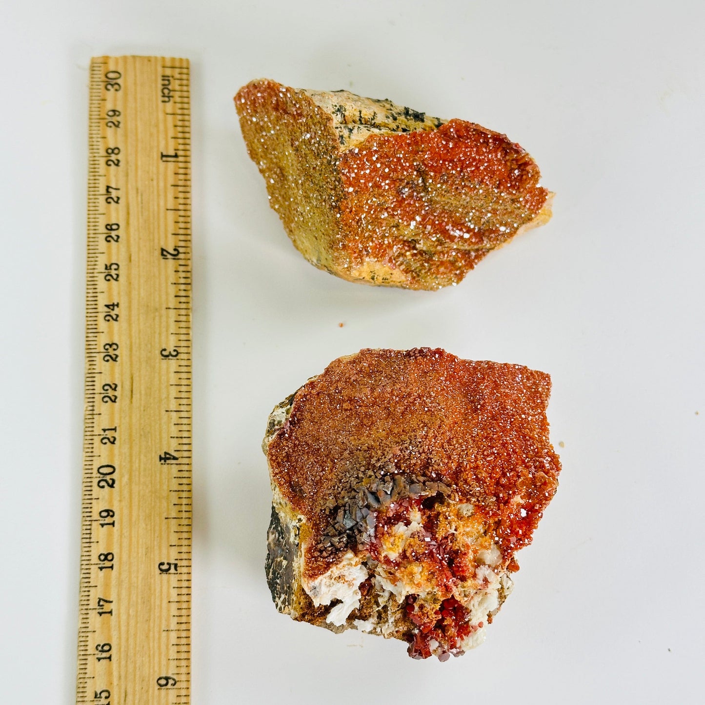 vanadinite on white background