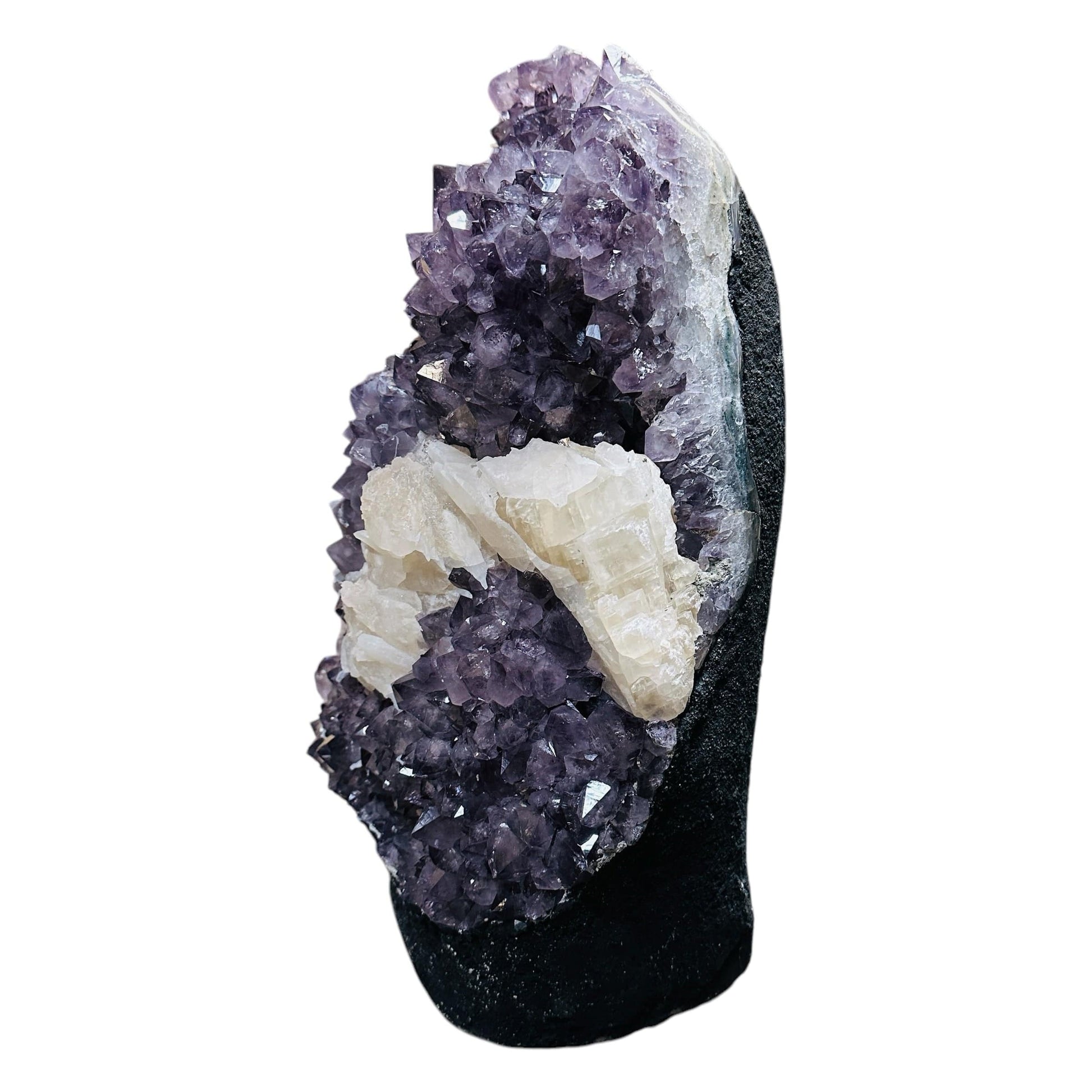 amethyst on a white background