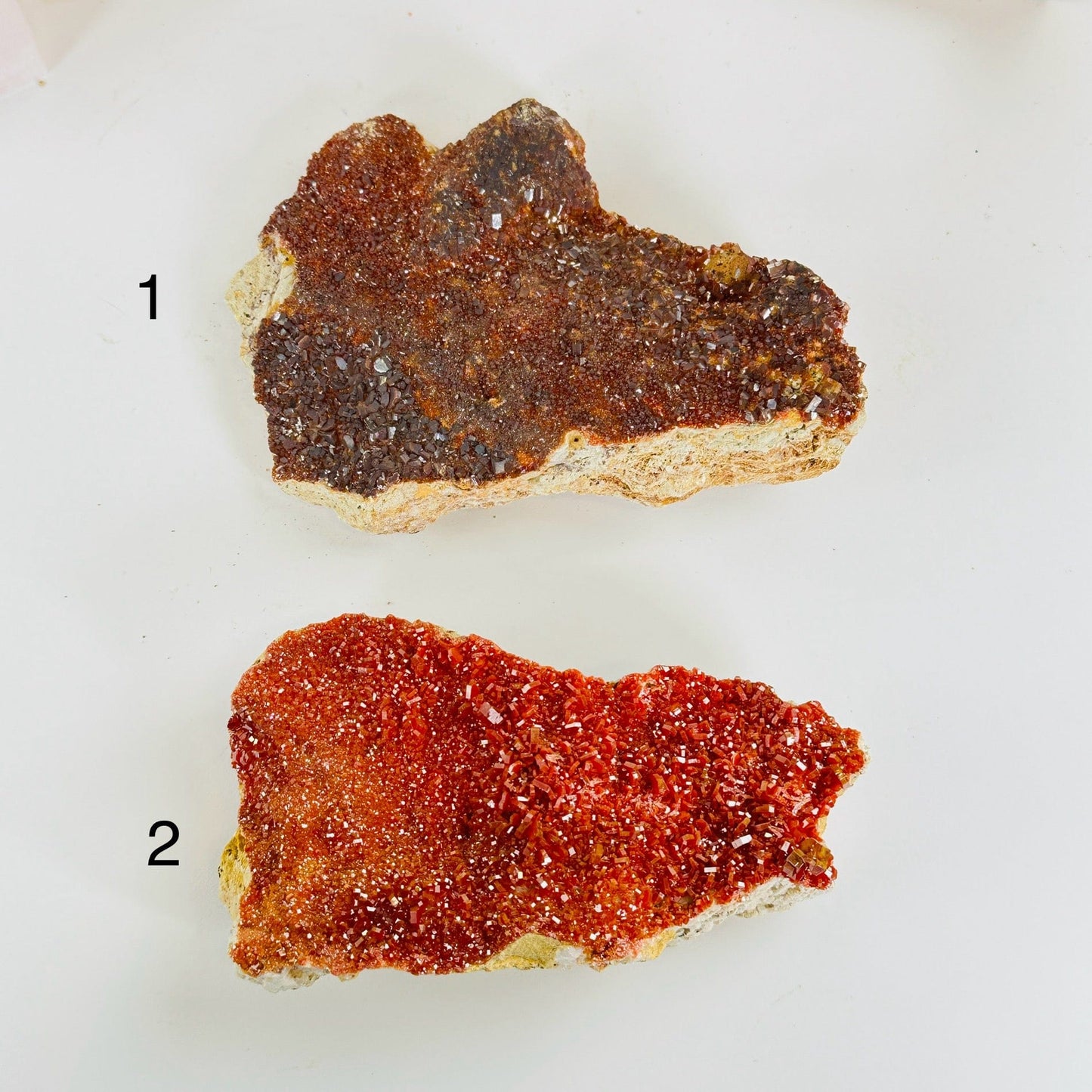 vanadinite on white background