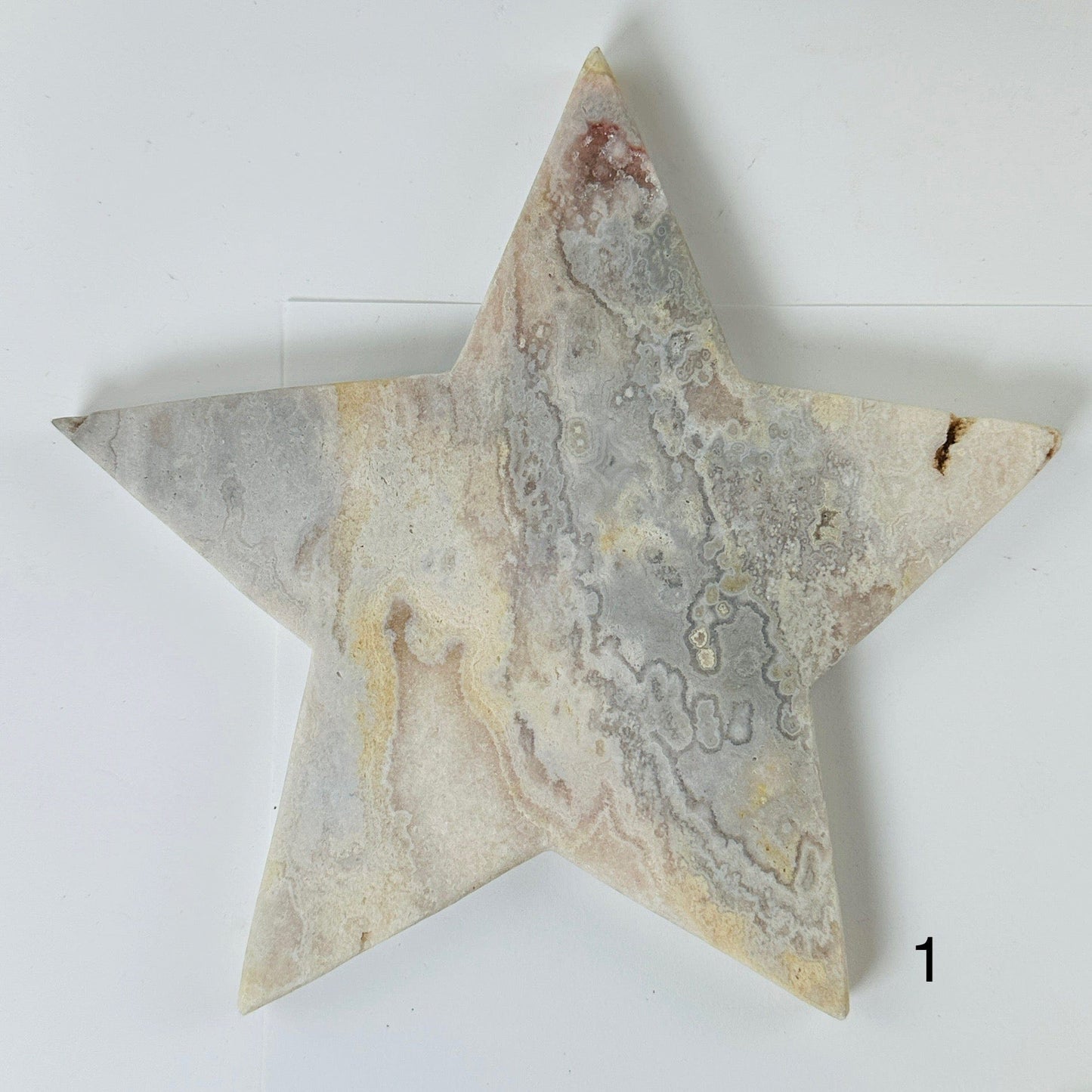 Pink Amethyst Large Crystal Star - You Choose variant 1 labeled