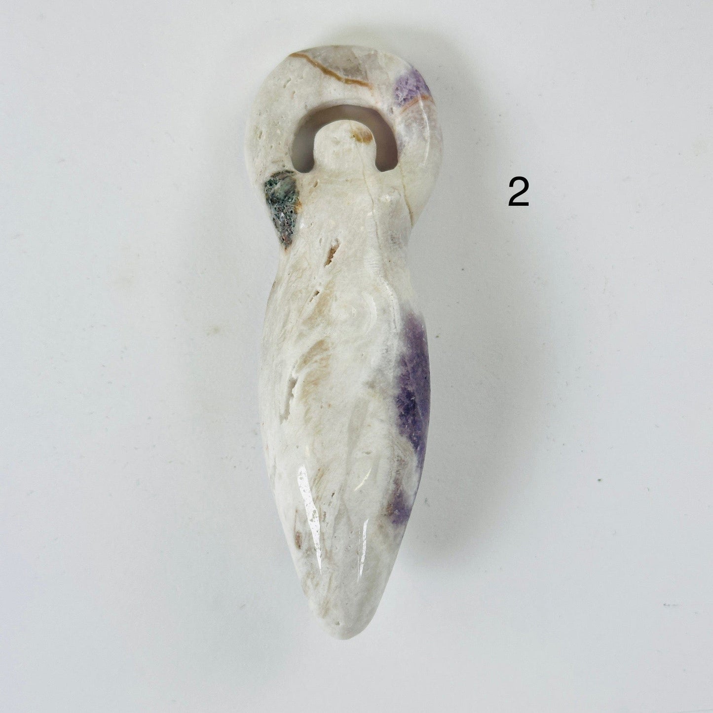 Pink Amethyst Earth Goddess Sculpture - You Choose variant 2 labeled