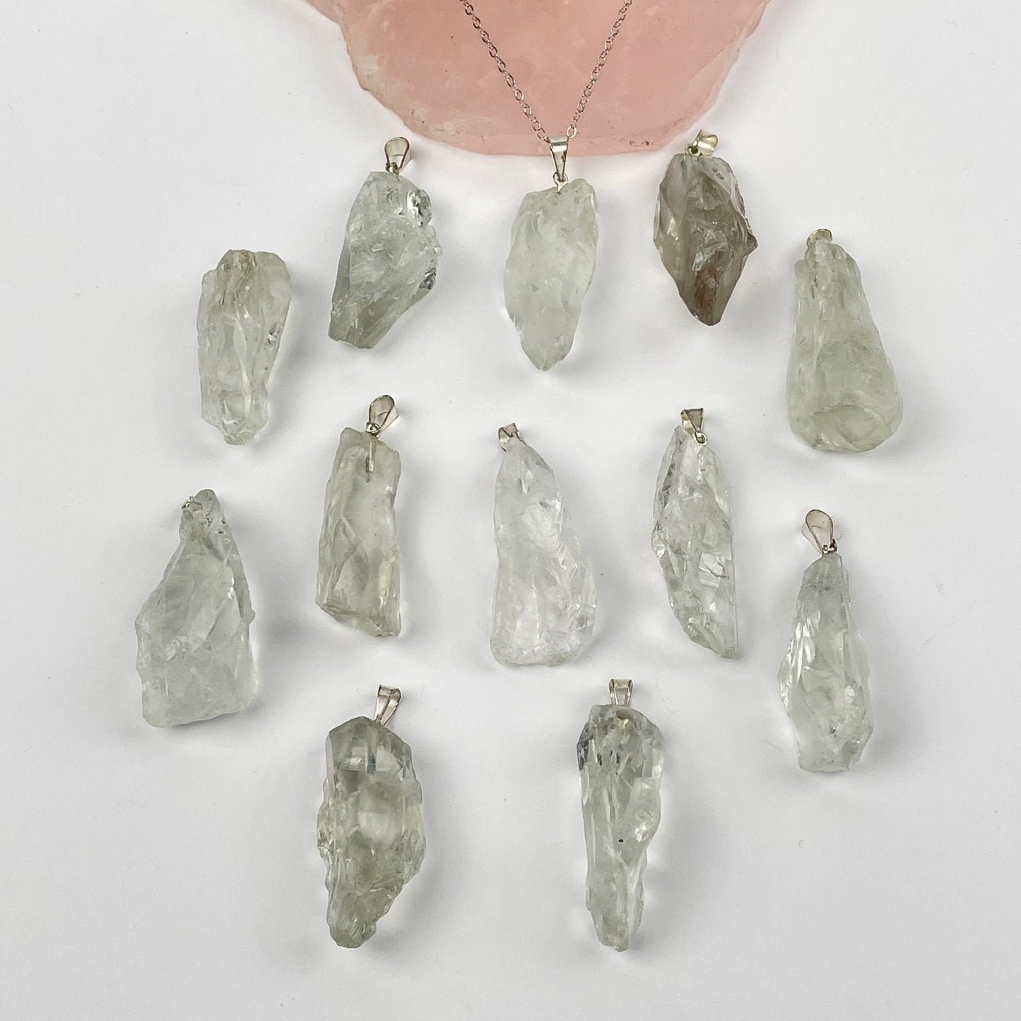 pendant displayed on a necklace 