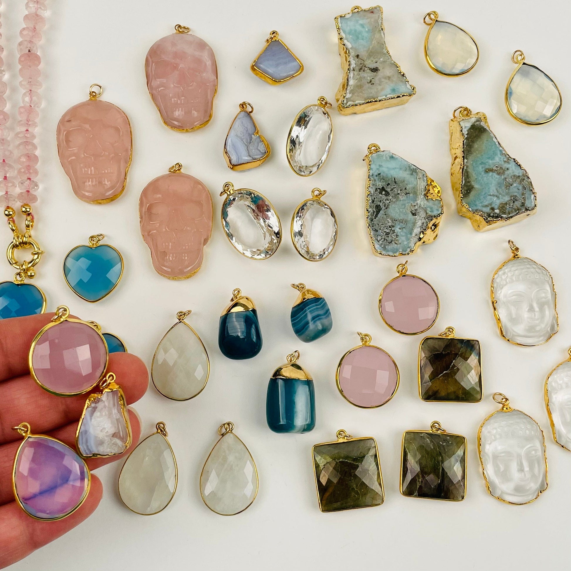candy charm pendants can be added to necklace. click link