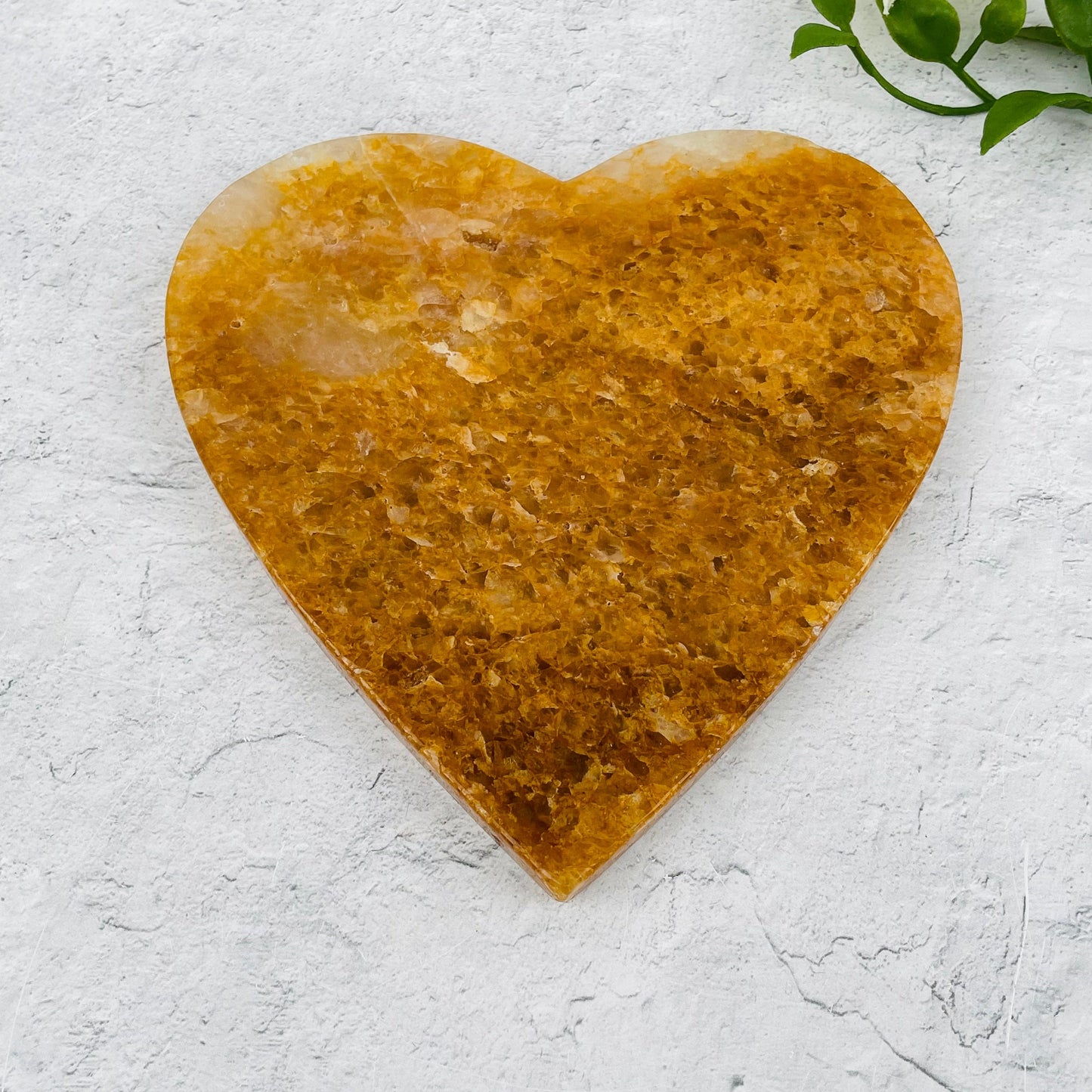 golden healer heart displayed as home decor 