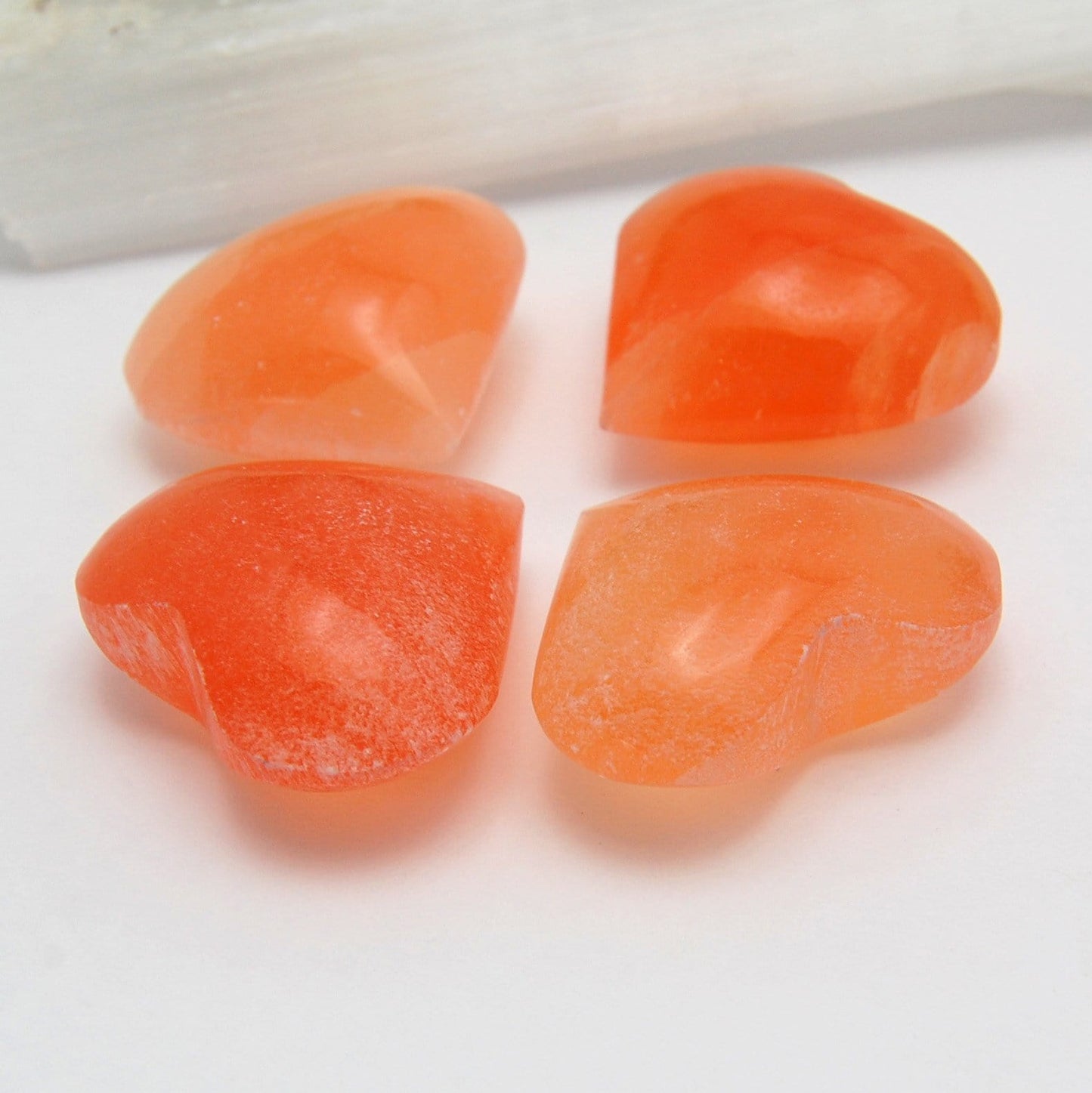 side view of the hearts to show the thickness 
