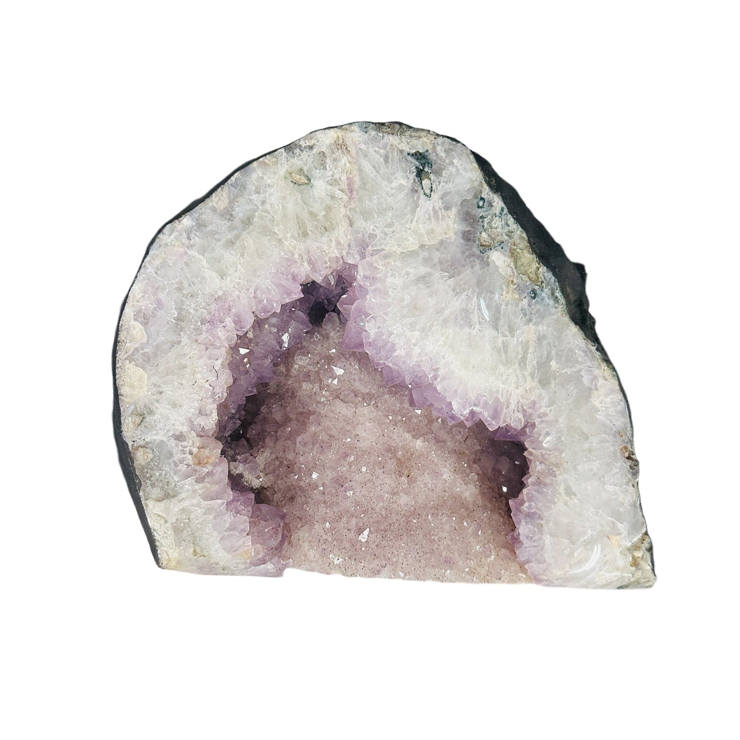 amethyst cathedral on white background