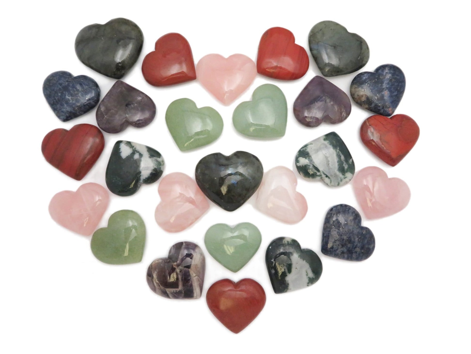 multiple stone hearts also available  on website 
