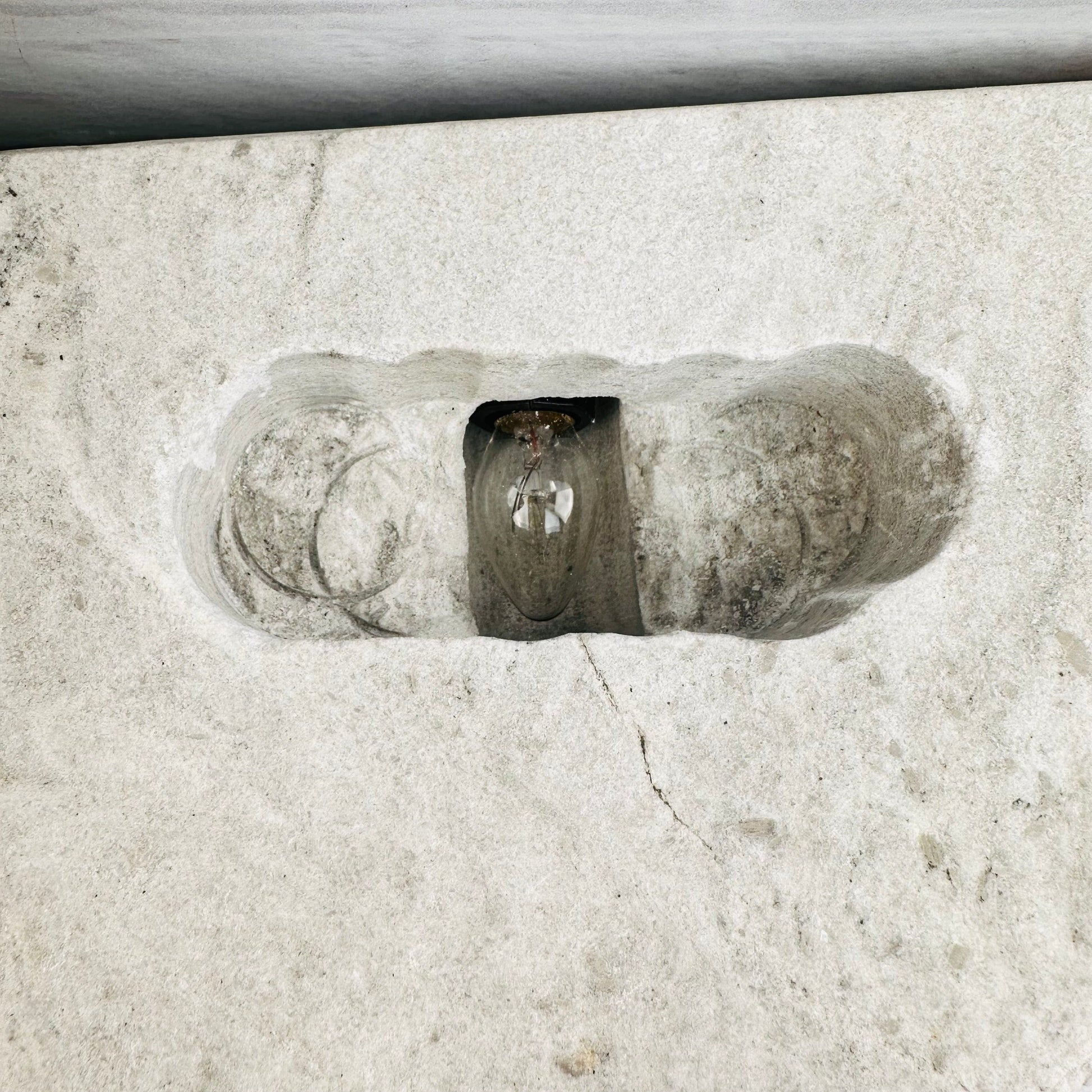 close up of the type of light bulb the lamp needs