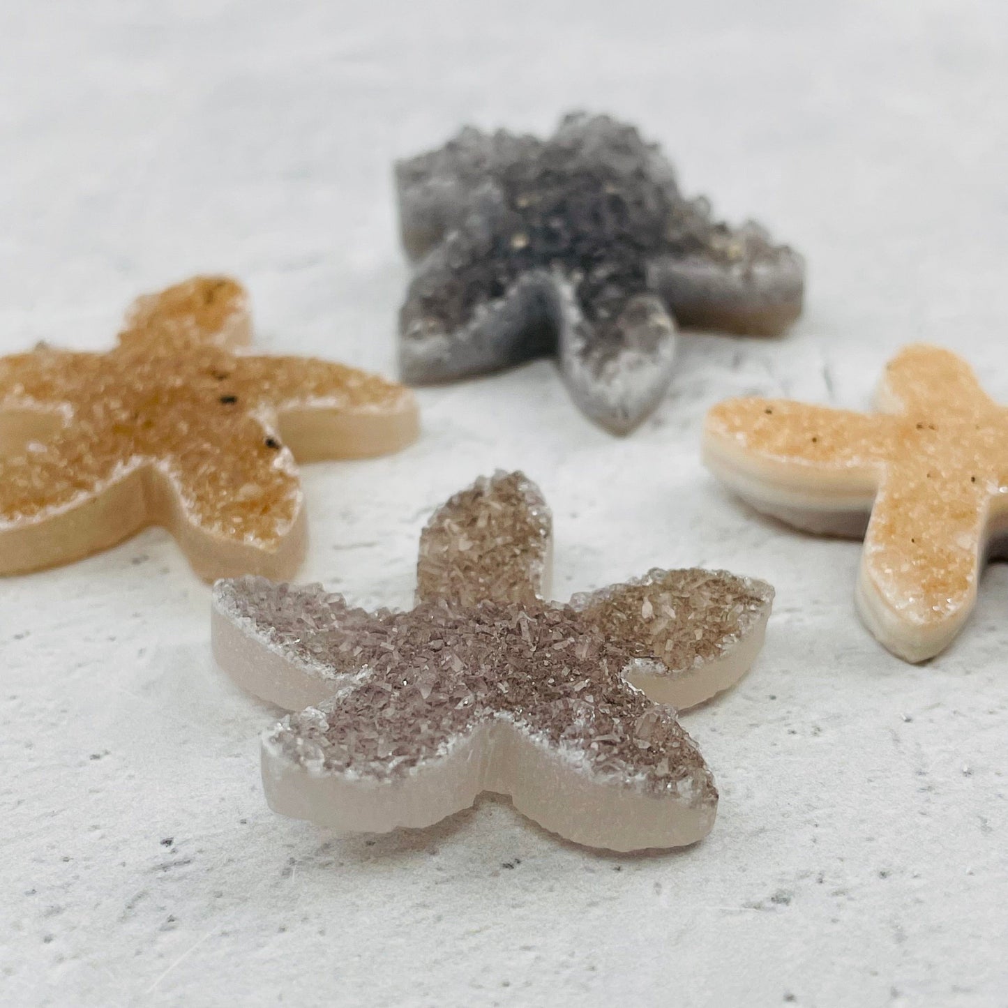 Druzy 30mm Starfish Shaped Cabochon (RK36B8-01)
