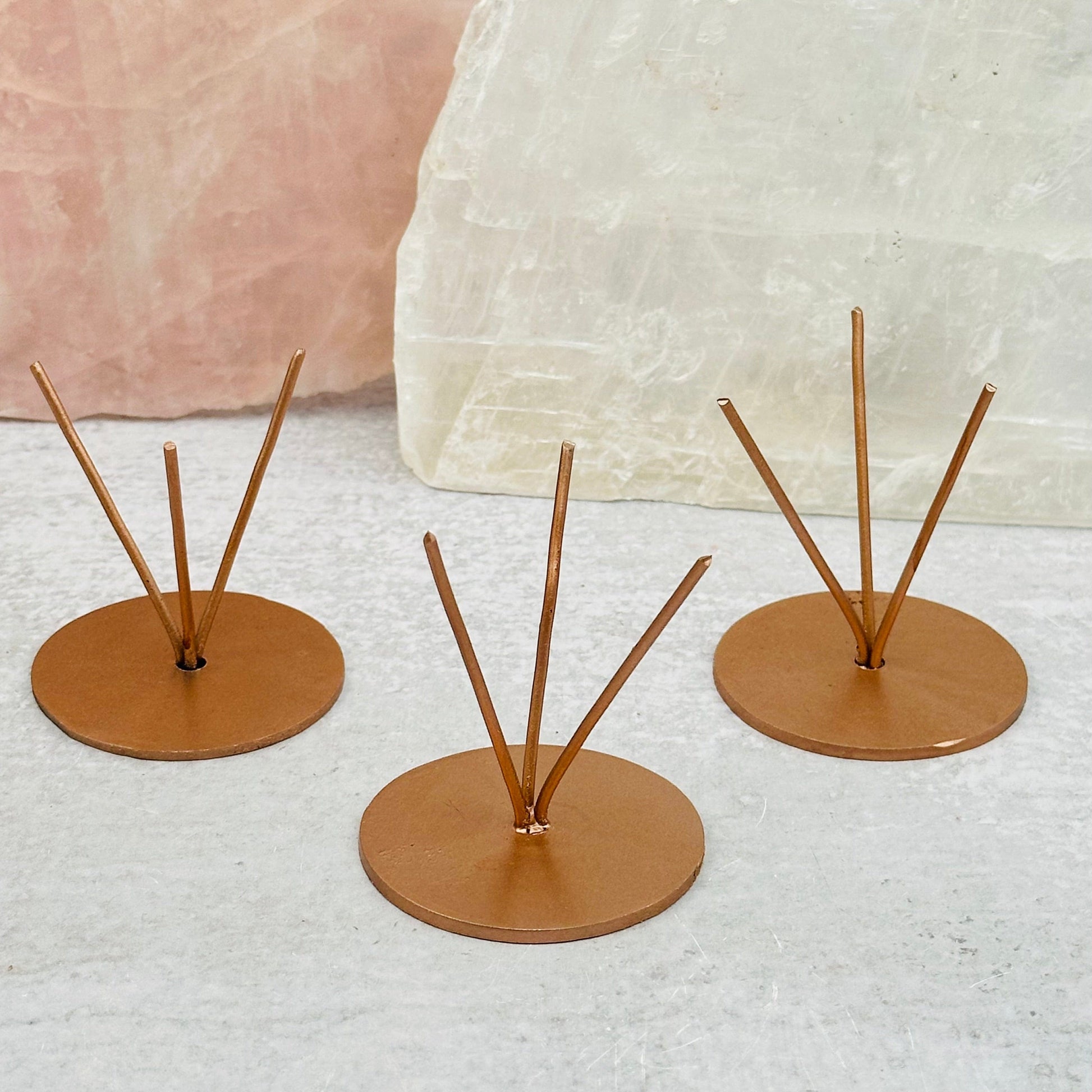 stands displayed to show the slight differences 