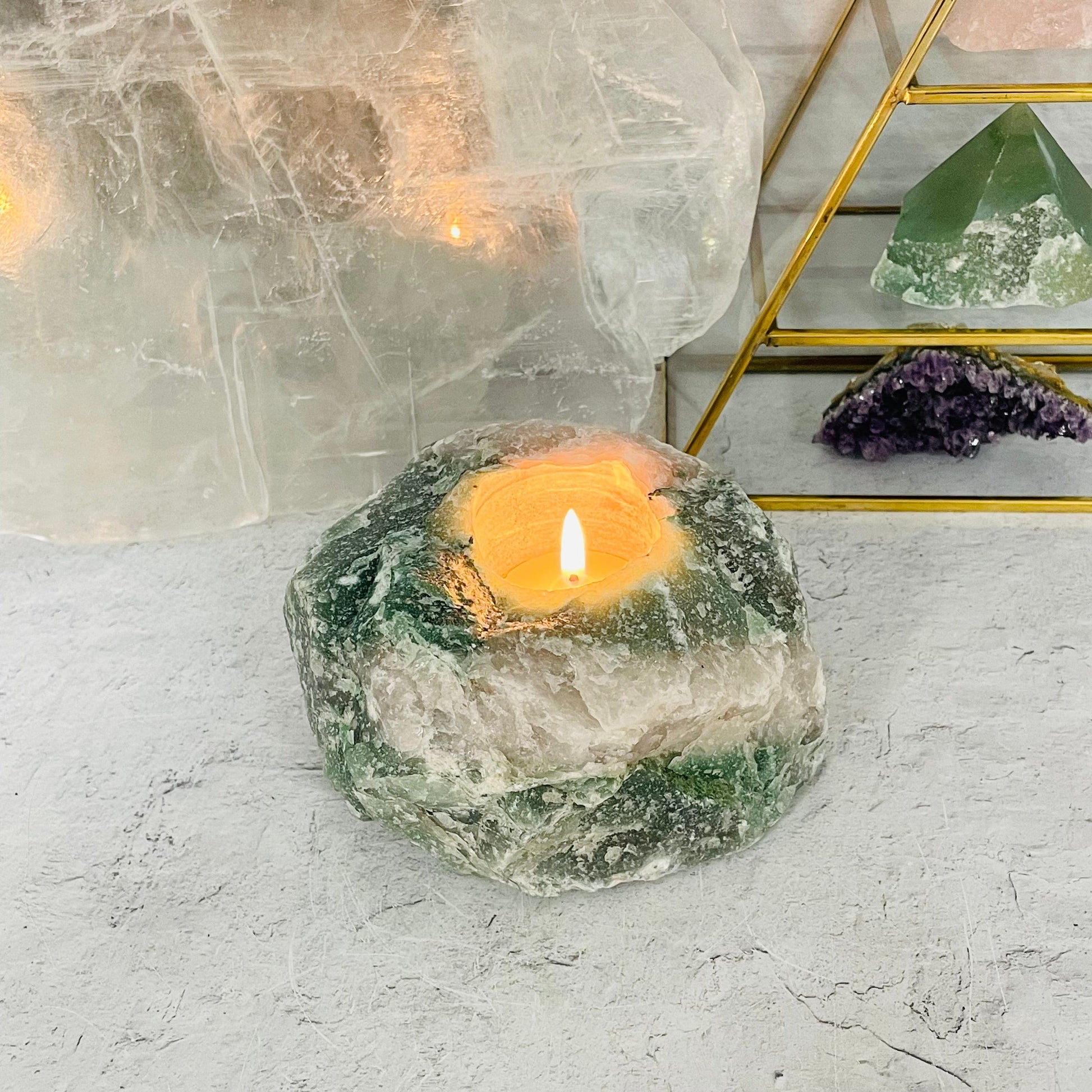candle holder displayed as home decor 