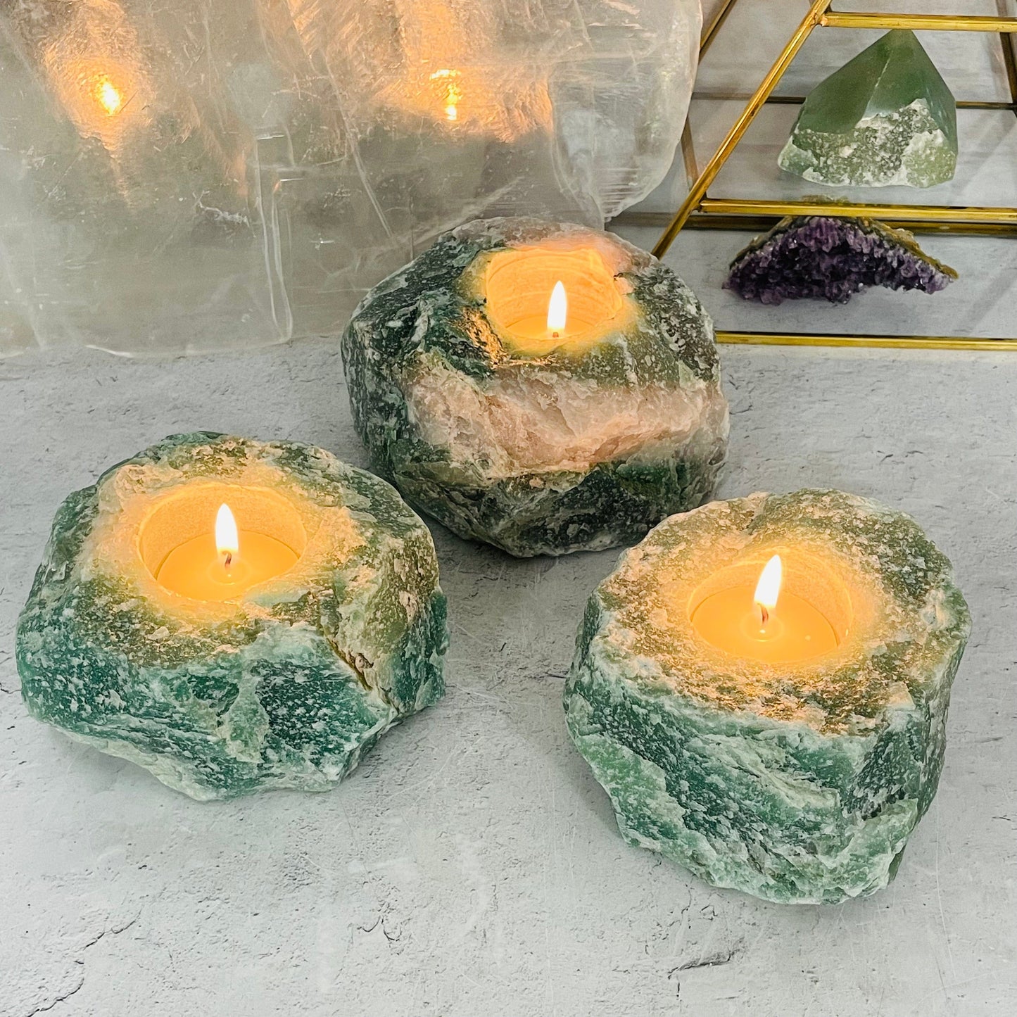 candles displayed as home decor 