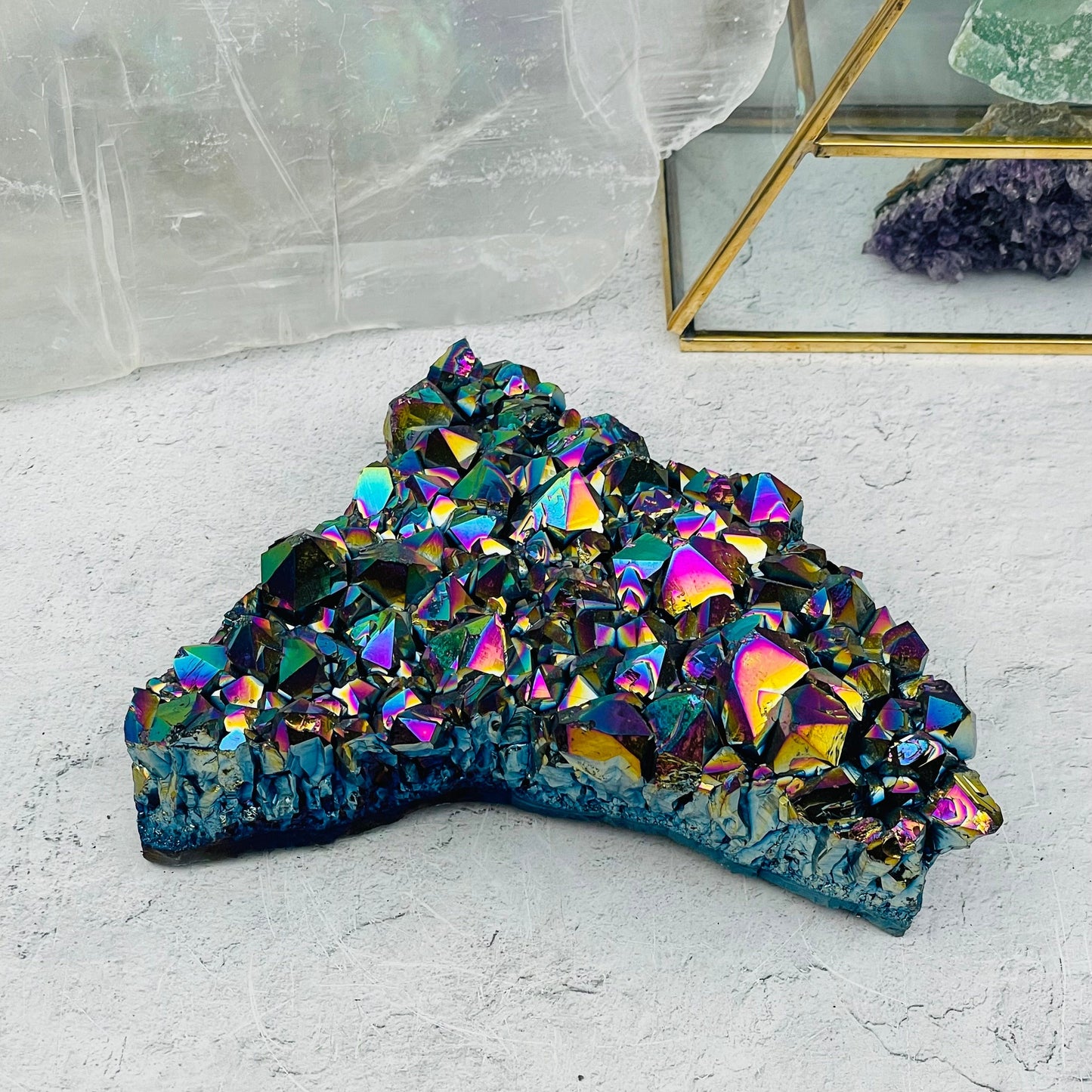 large cluster displayed as home decor 
