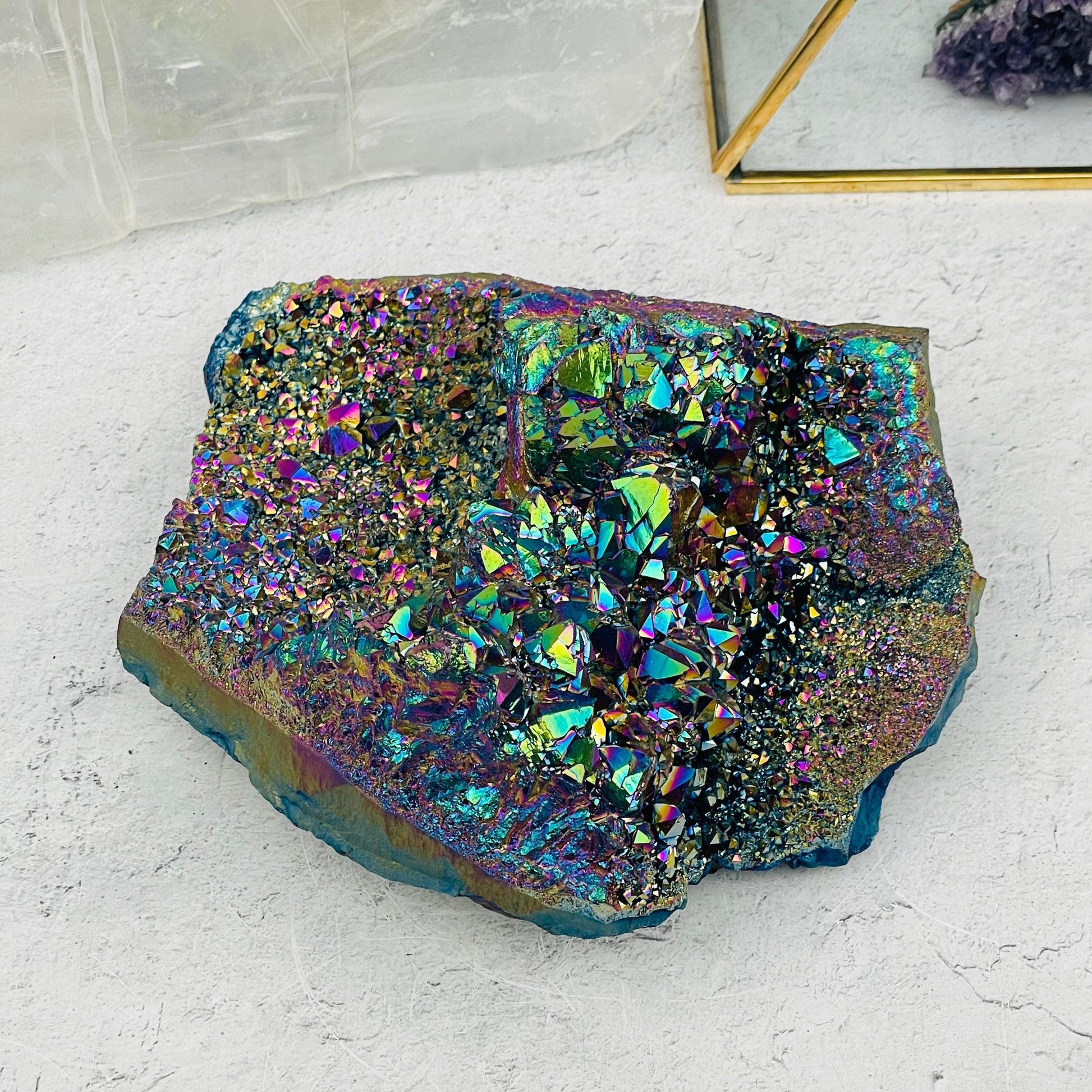 large cluster displayed as home decor 