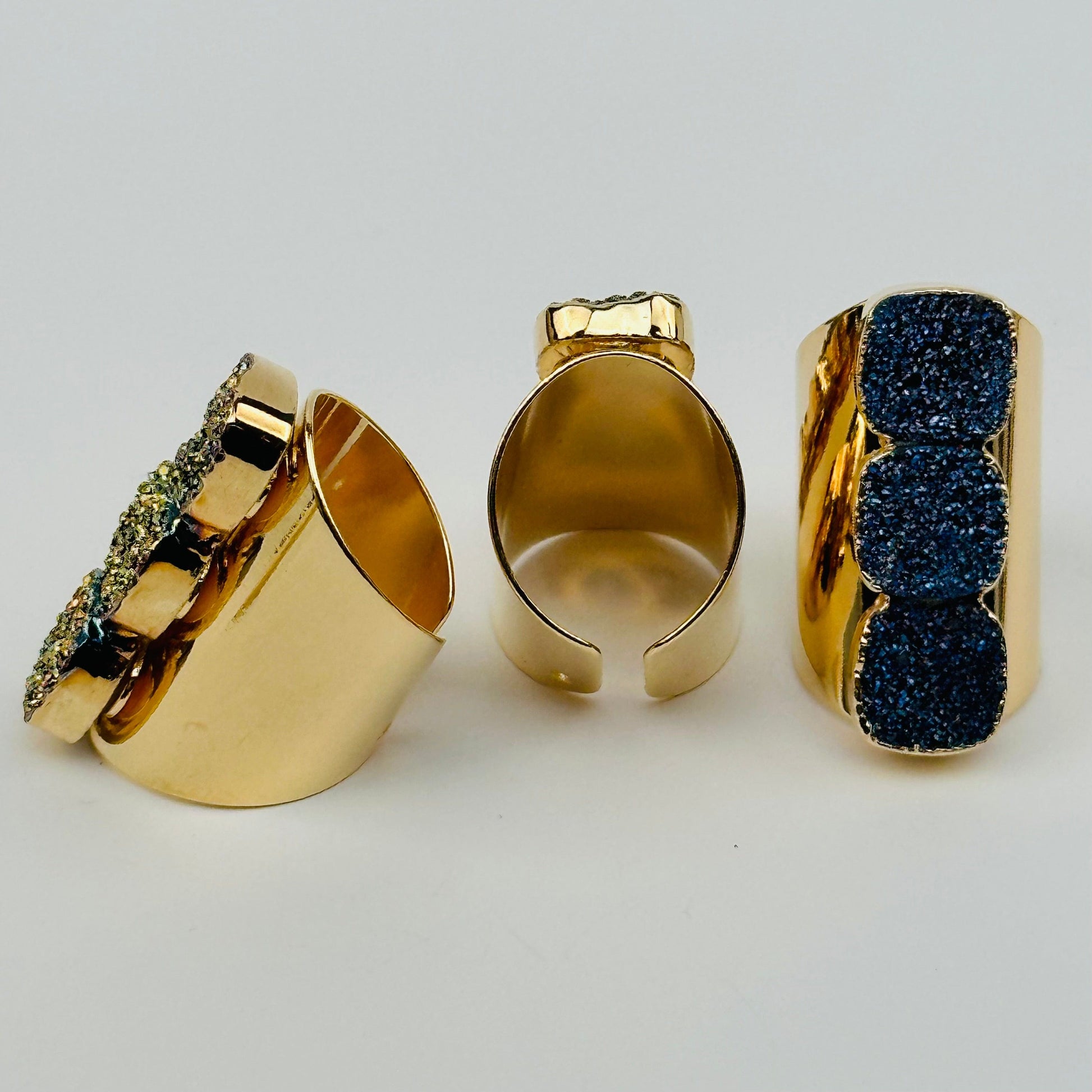 front and side view of the rings to show the details 