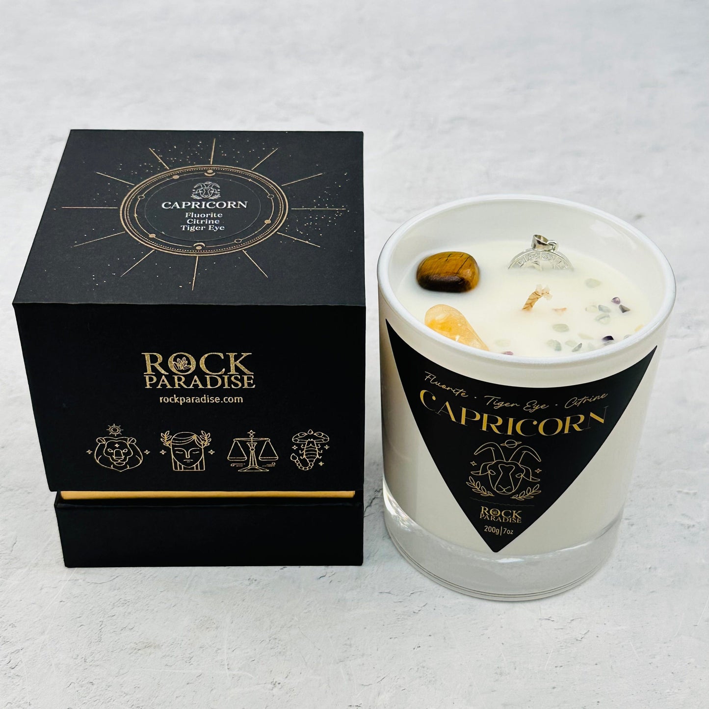 Aromatherapy Zodiac Candles available in capricorn 