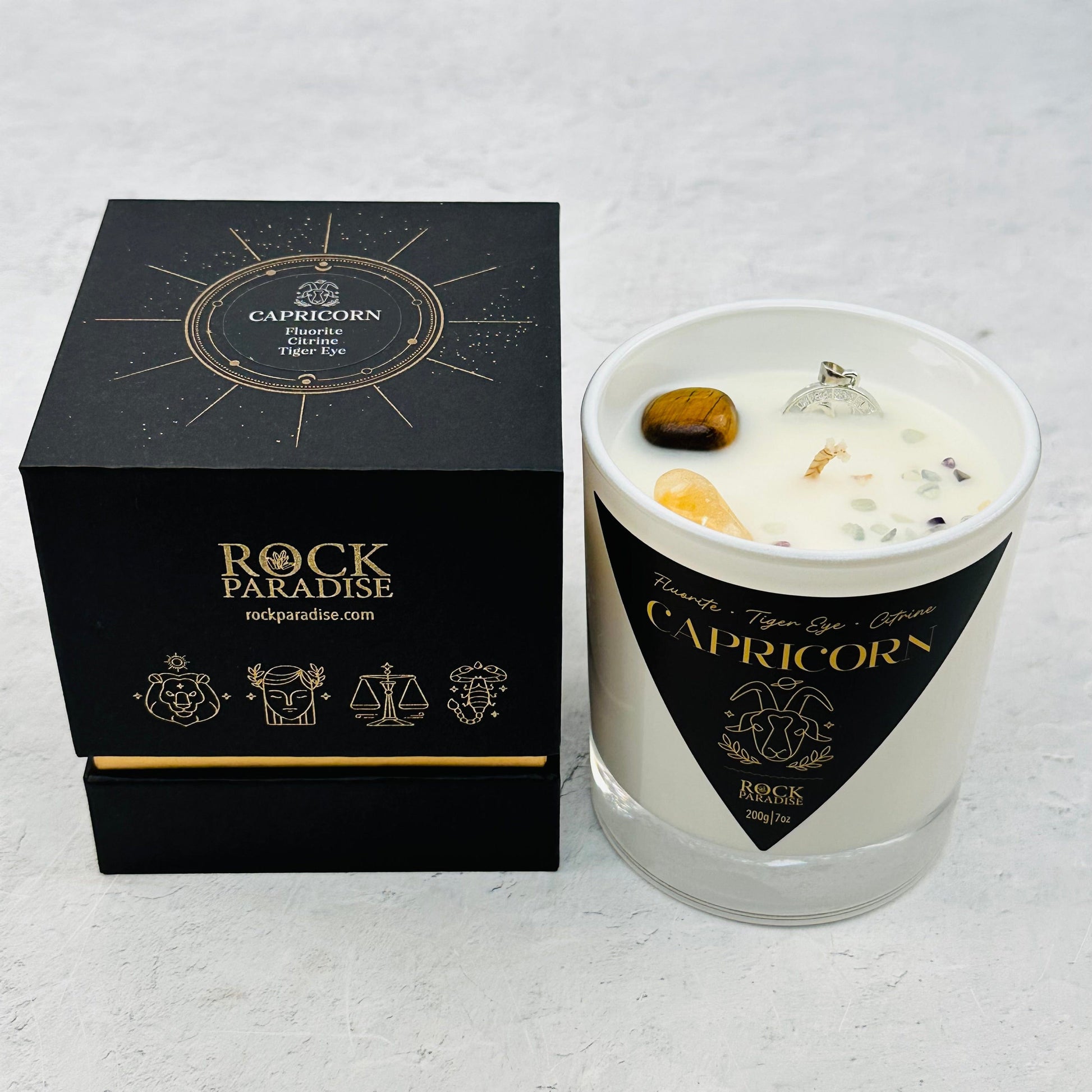 Aromatherapy Zodiac Candles available in capricorn 
